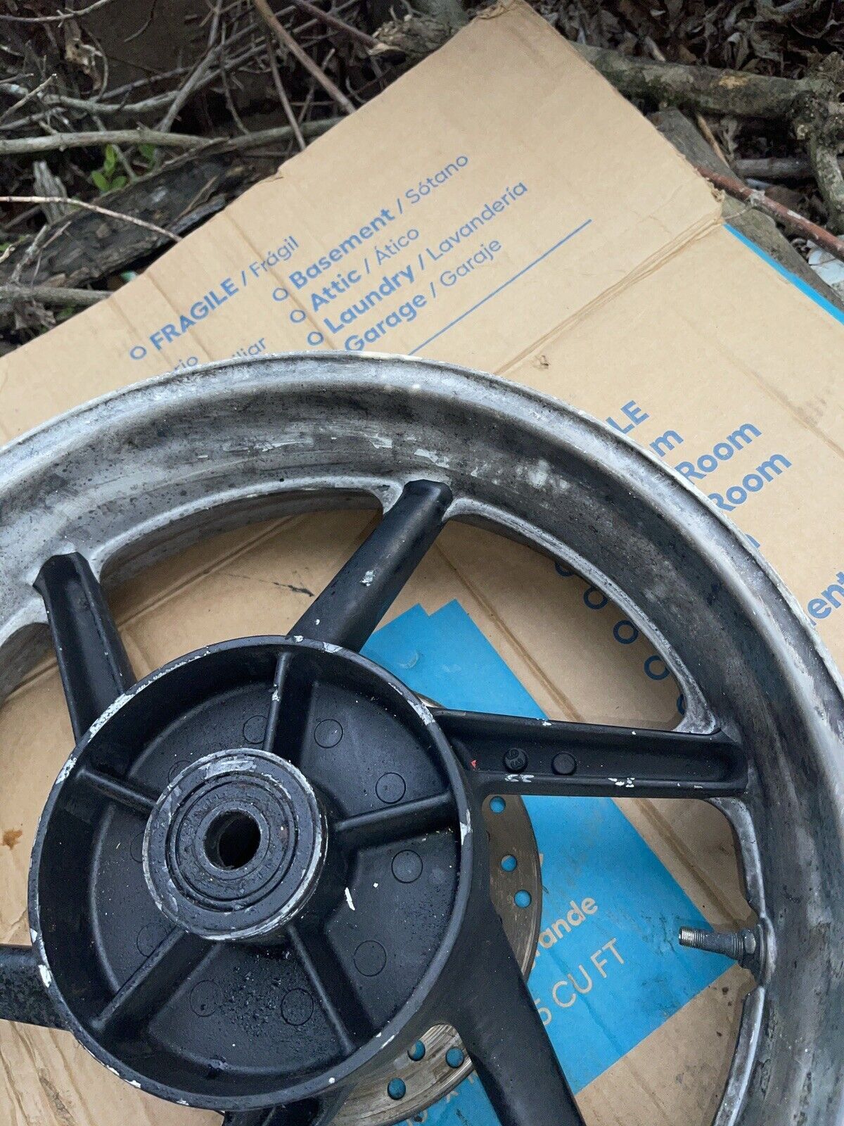 90-02 Kawasaki Ninja Zx6 Zx6e Rear Wheel Rim