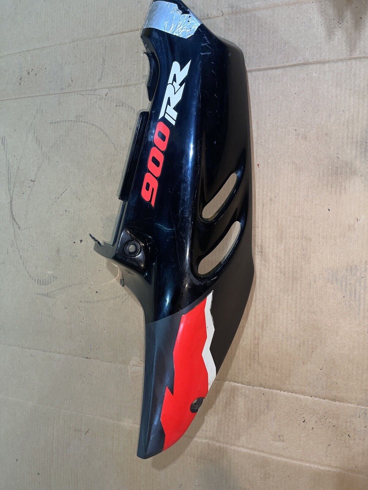 1998 98 Honda CBR900RR Rear Left Side Cover Tail Fairing Cowling Cowl Plastic