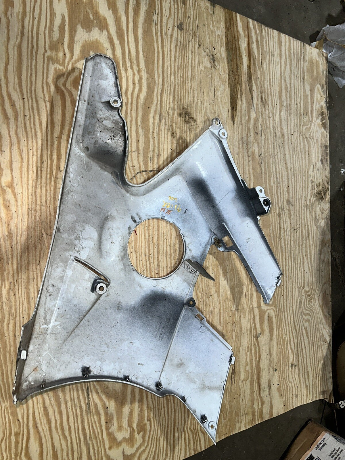 91-94 HONDA CBR600F2 LEFT MID UPPER SIDE FAIRING COWL PLASTIC