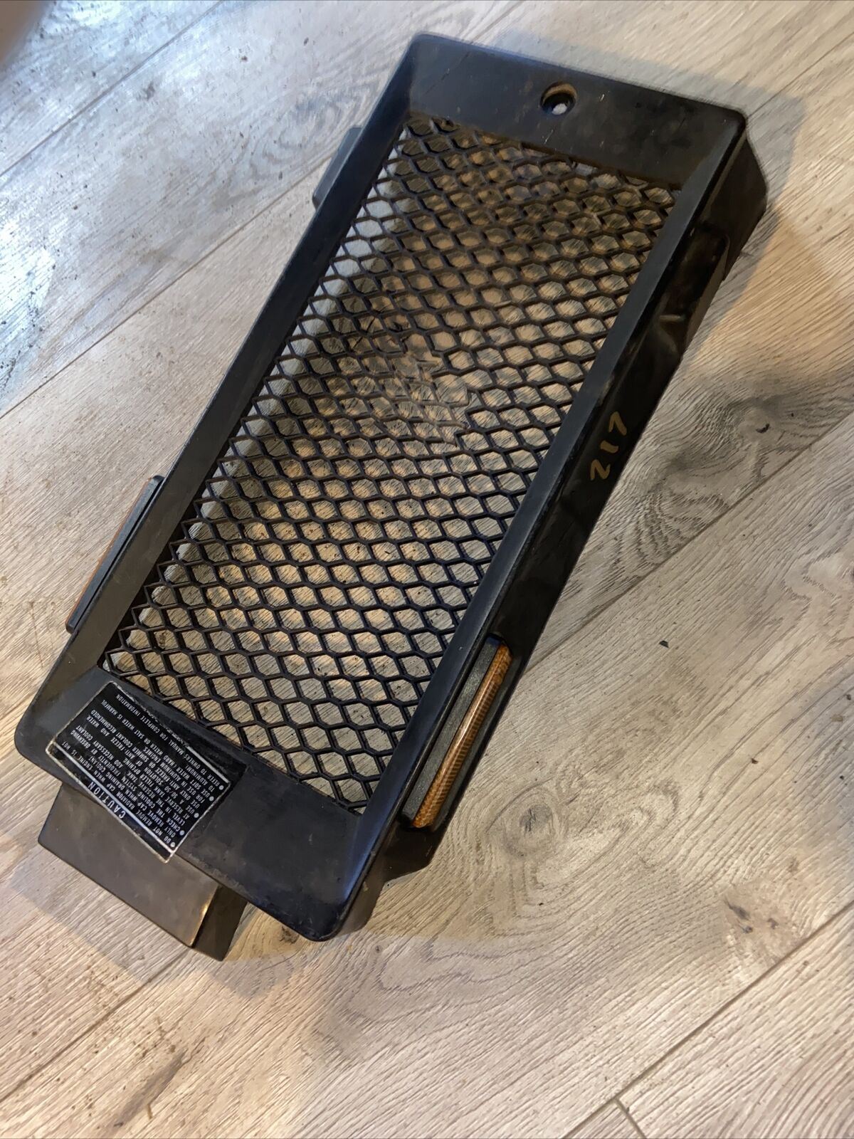 1985 85 Honda Shadow VT 700 VT700C radiator grille cover 