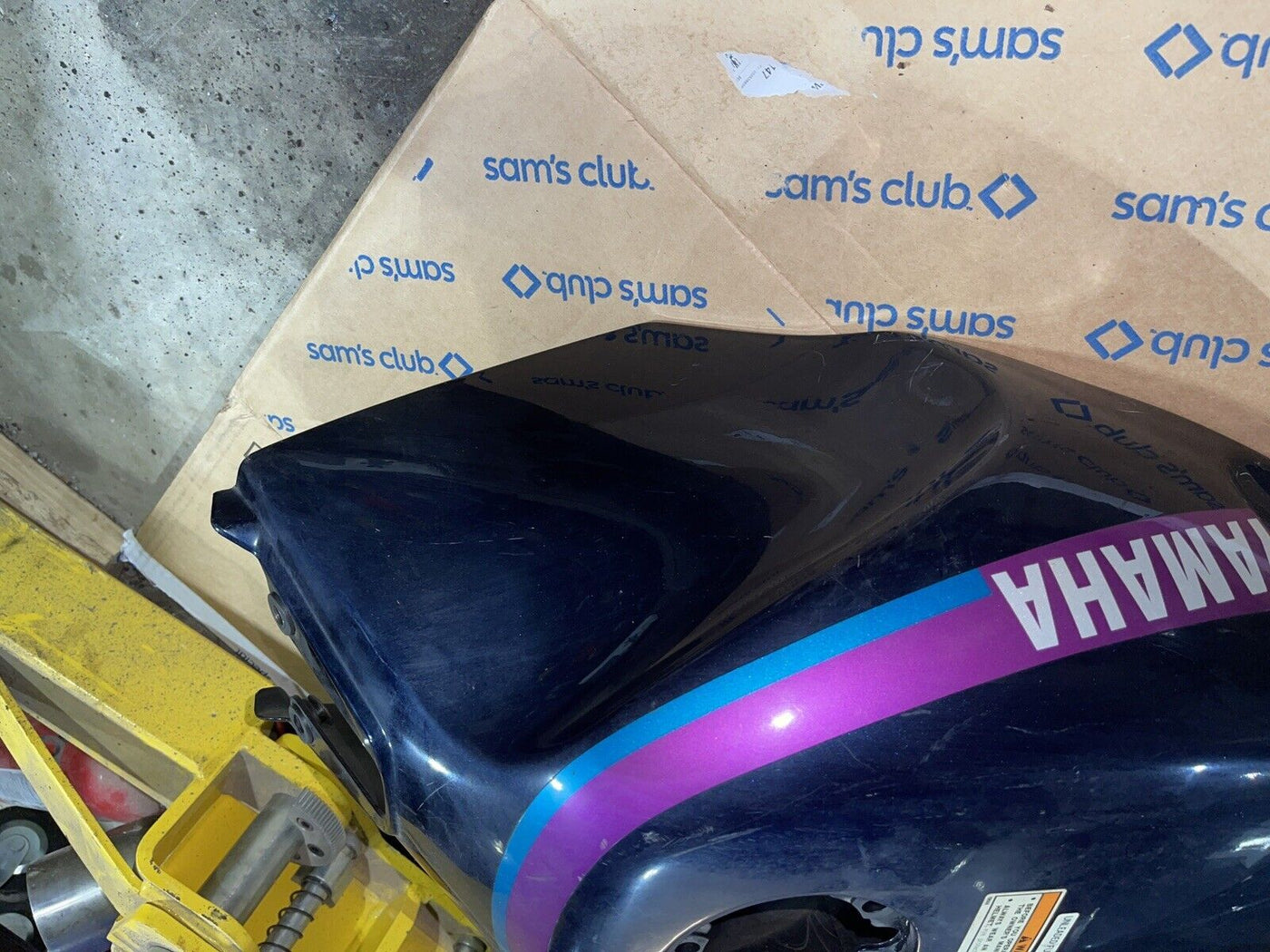 93-99 YAMAHA FZR600 GAS TANK FUEL CELL COVER FAIRING COWL