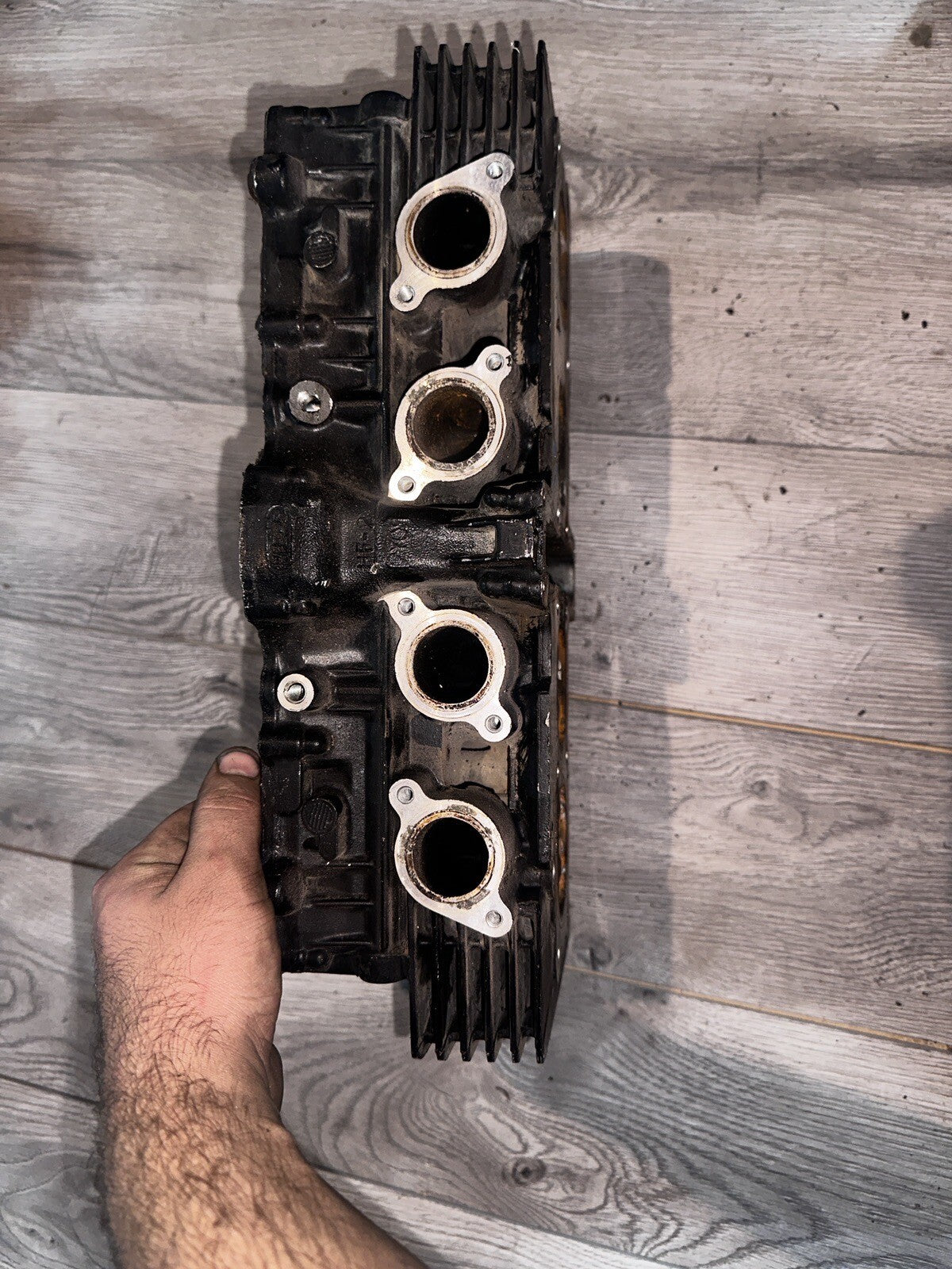1983 Honda Cb550sc Cb 550 Nighthawk Engine Cylinder Head