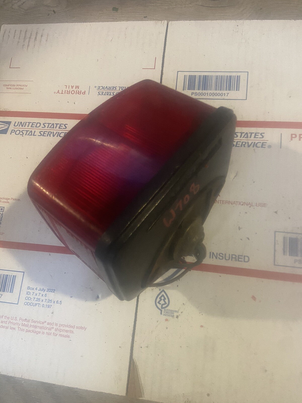 Honda CB400 taillight assembly, original