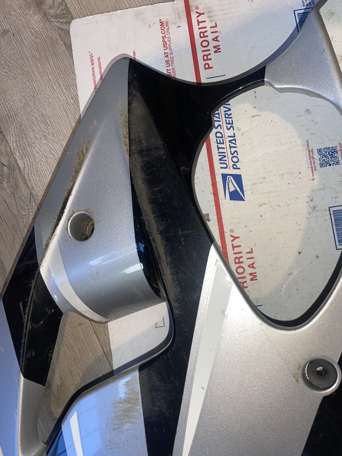 00-02 KAWASAKI ZX6R ZX600J LEFT SIDE LOWER FAIRING COWL