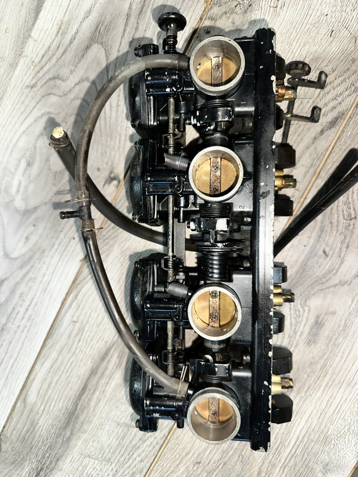 1984-85 KAWASAKI GPZ 550 ZX550 ZX KZ 550 CARBS CARBURETORS NEEDS CLEANING