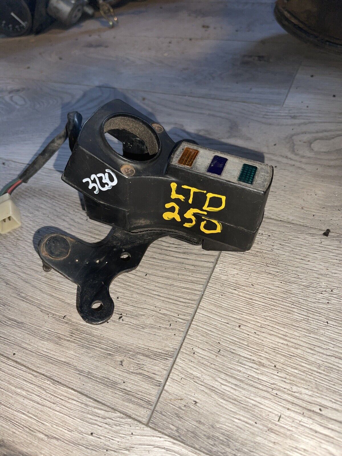 1980 Kawasaki KZ250 LTD Speedo Tachometer Gauge Cluster Mount Bracket