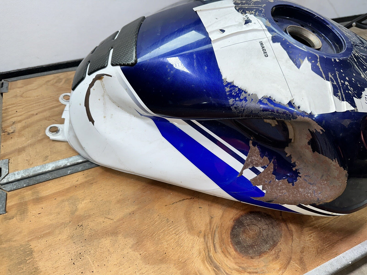 96-00 Bandit 1200S GAS TANK FUEL CELL PETROL RESERVOIR GREEN OEM