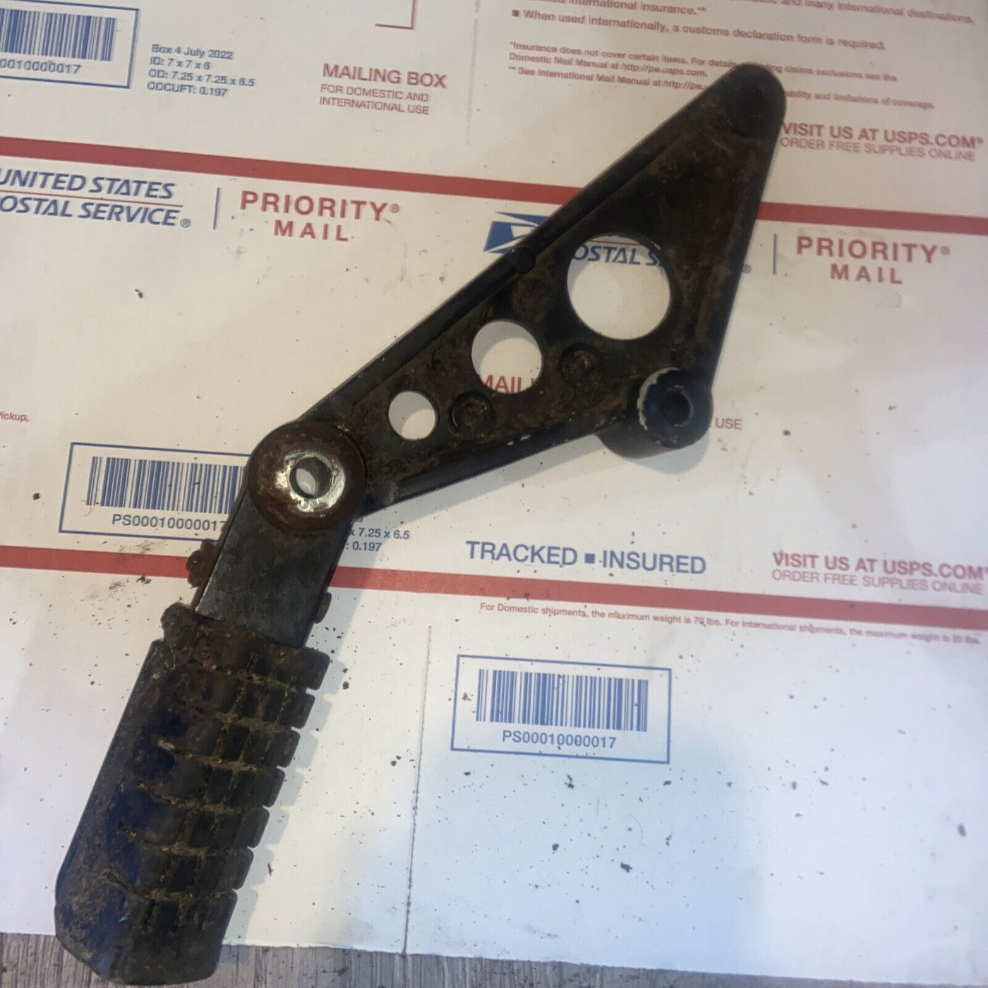 1984 84-86 Honda CB700SC CB700 Nighthawk Right Rear Passenger Foot Peg