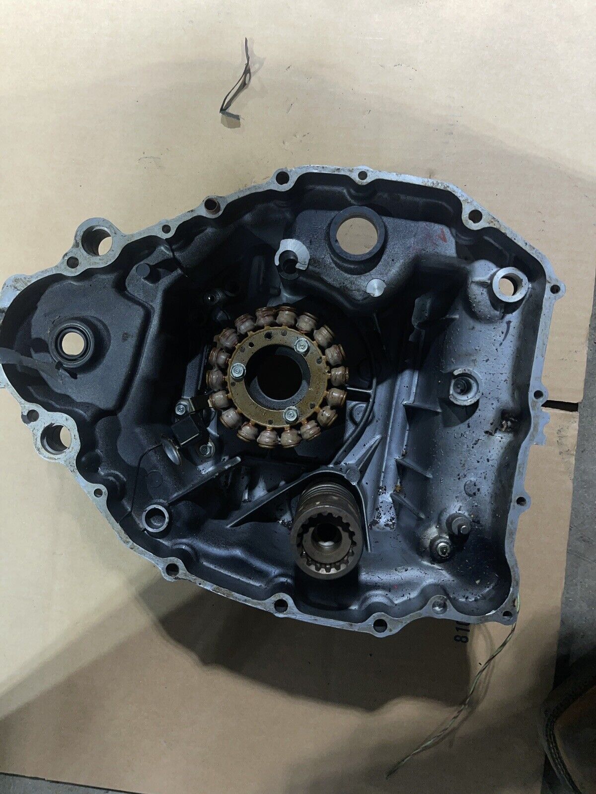 93-01 KAWASAKI NINJA ZX11 LOWER ENGINE BOTTOM CRANKCASE CRANK CASES MOTOR BLOCK