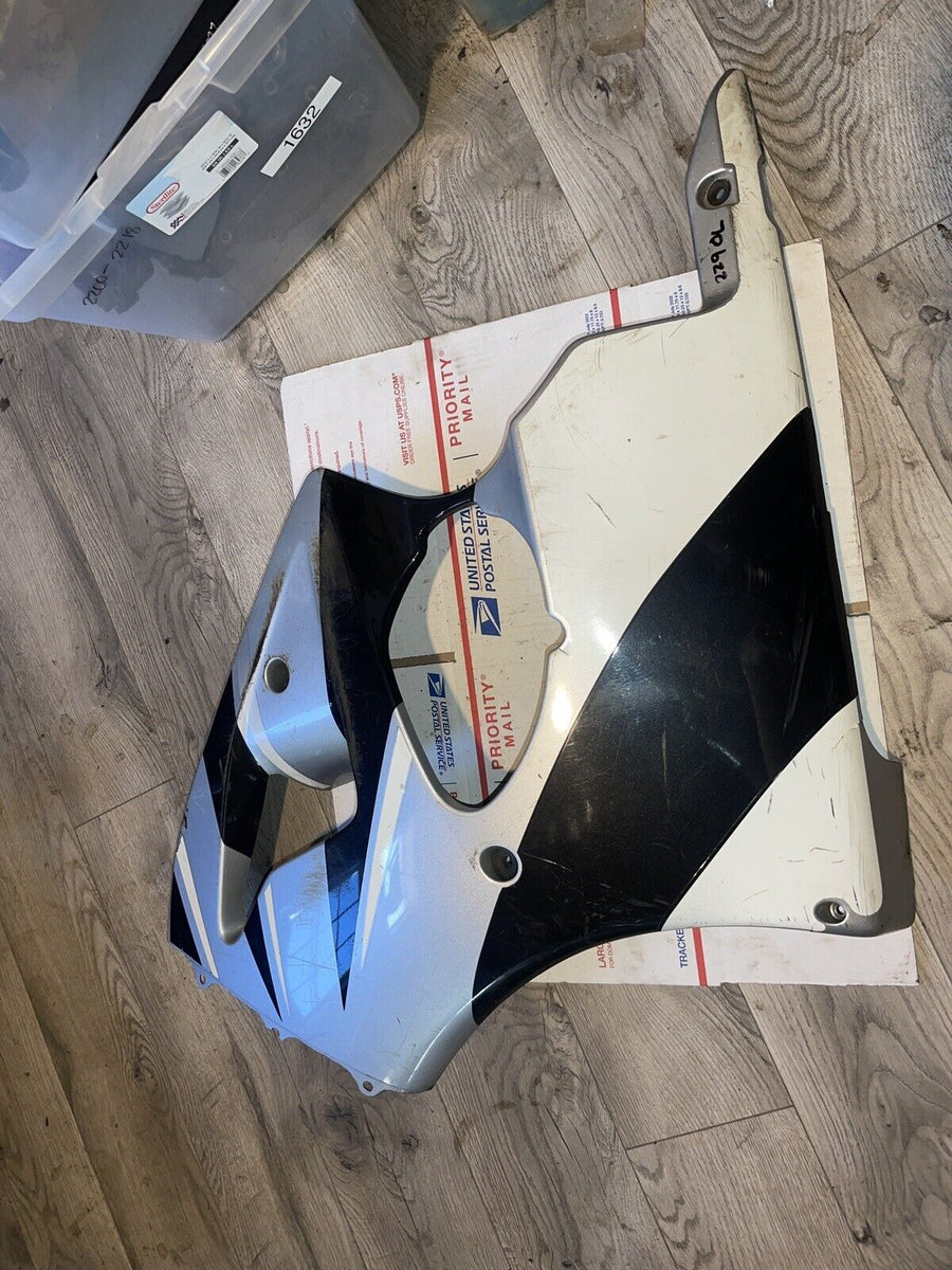 00-02 KAWASAKI ZX6R ZX600J LEFT SIDE LOWER FAIRING COWL