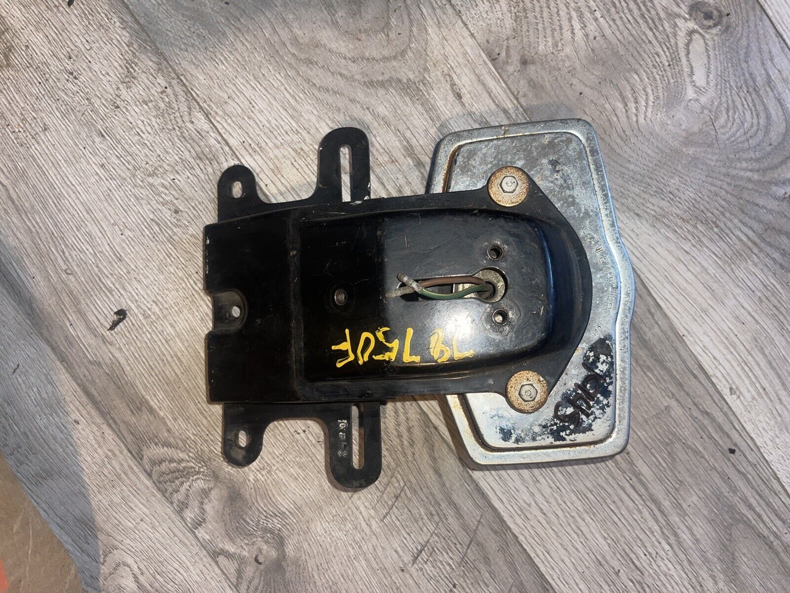 1977-78 honda CB750F OEM TAIL LIGHT BRACKET