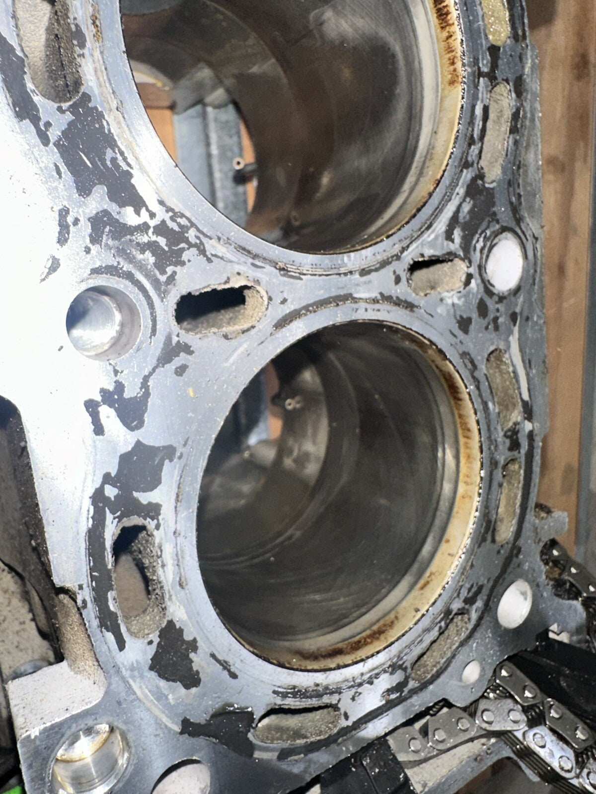 01 SUZUKI GSX-R 600 CYLINDER JUGS WALL CASING BLOCK MOTOR ENGINE GSXR GSX R