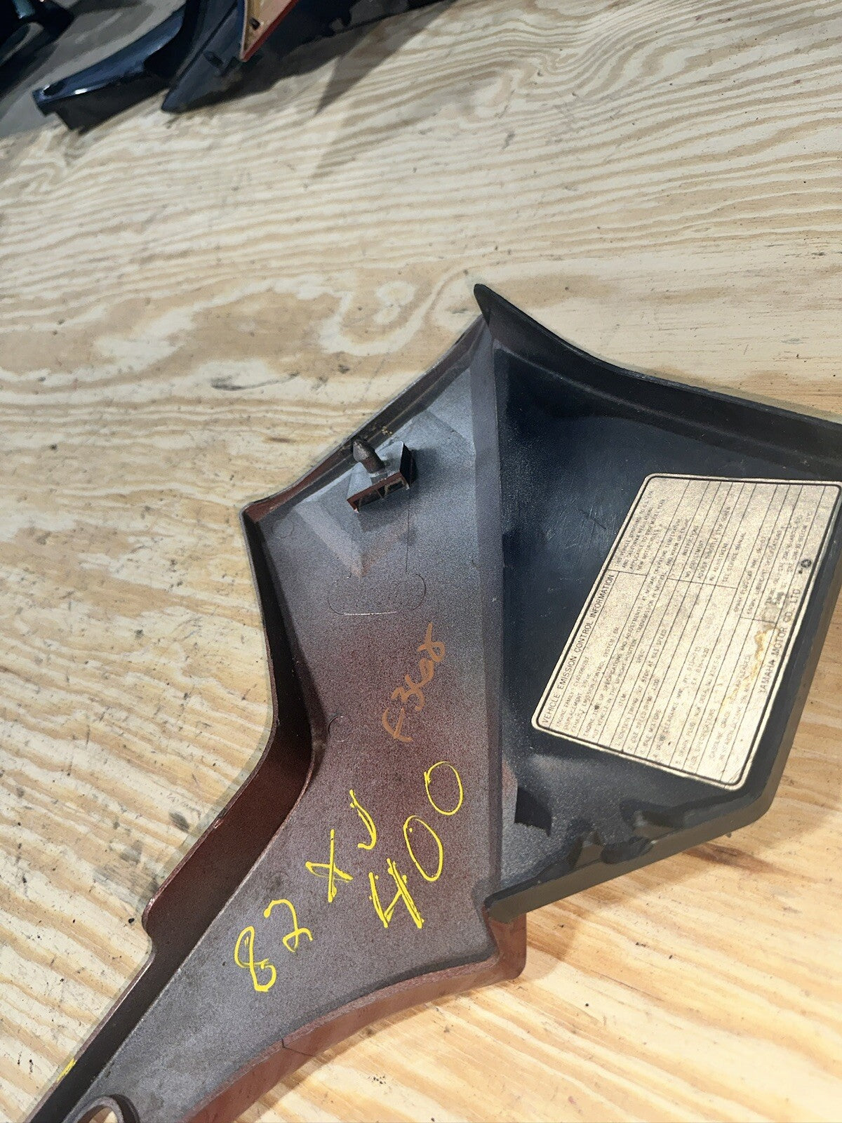 Used Left Side Cover for a ‘82-1983 Yamaha XJ400 Seca