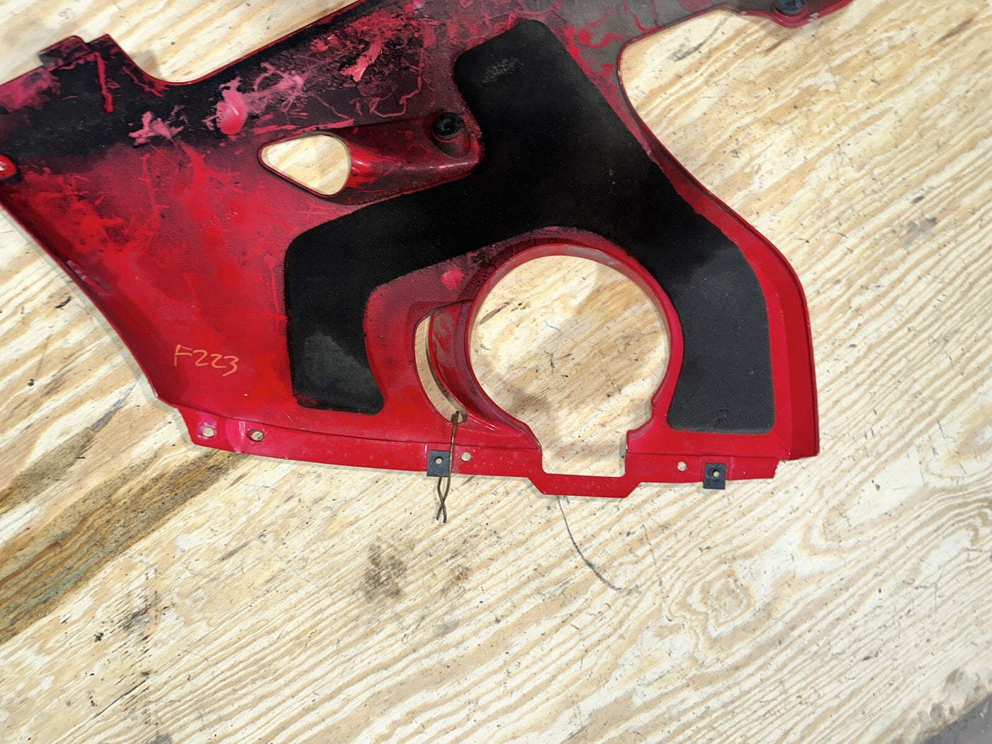 99-02 YAMAHA YZF 600 R6 LEFT LOWER COWL FAIRING