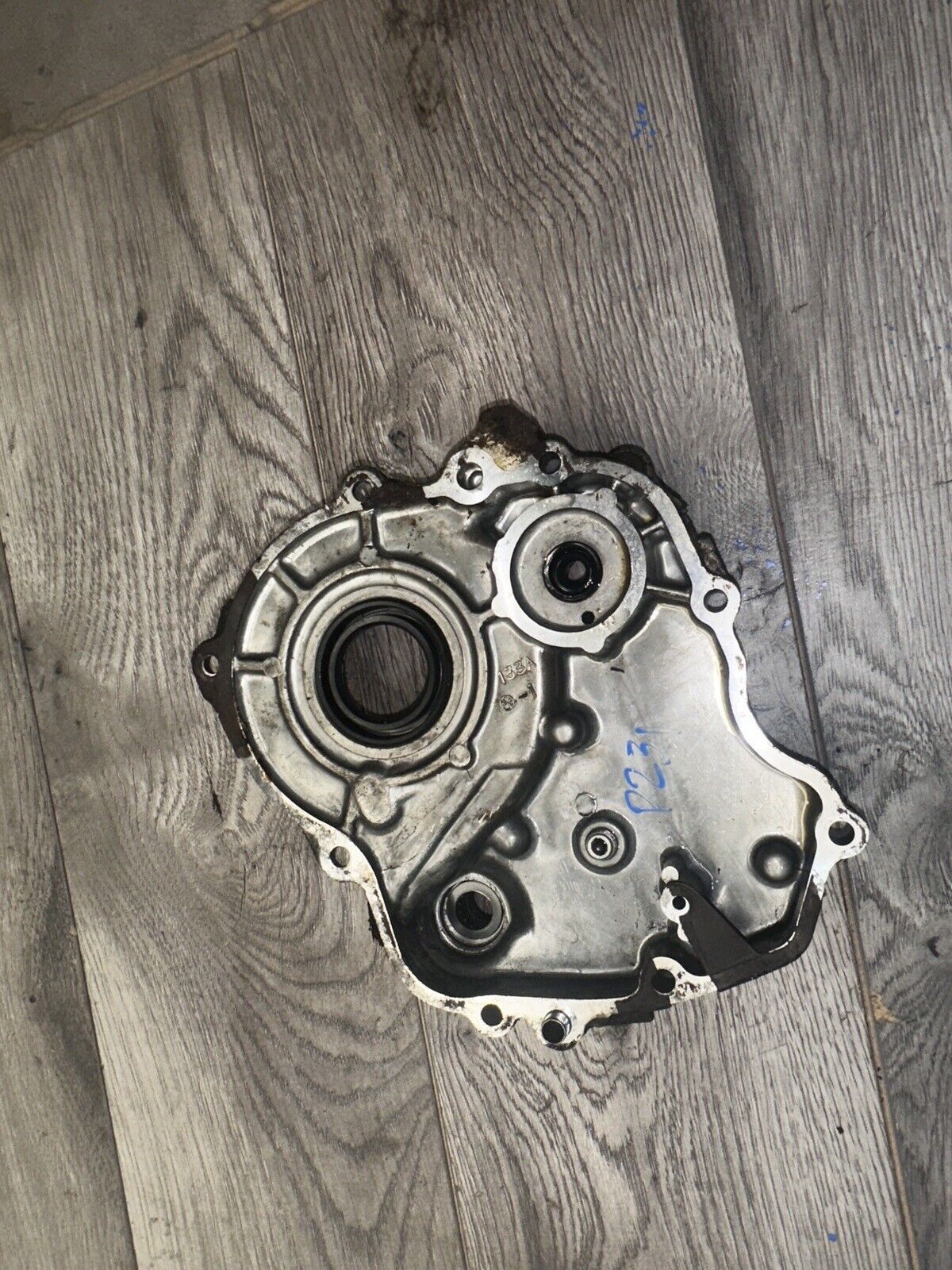 91 1991 NINJA ZX750R ZX7 ZX7R TRANSMISSION TRANS Cover Block Cover