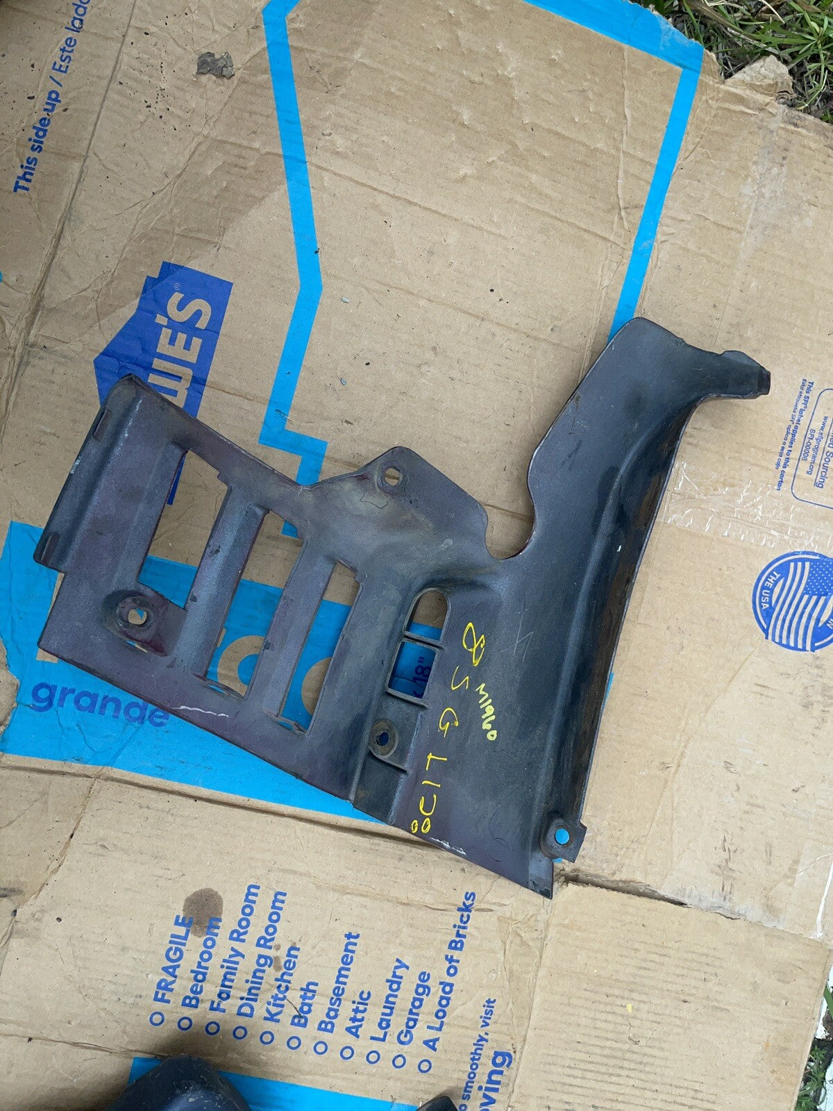 85 Honda Goldwing 1200 Gl1200a Right Frame Side Under Cover Cowl Panel