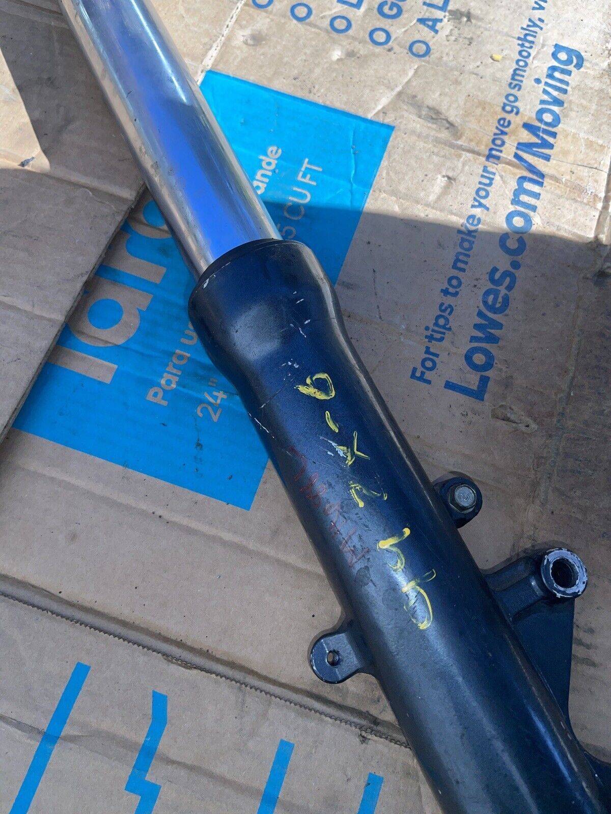 98-99 Kawasaki Ninja Zx6 Single Front Fork Left