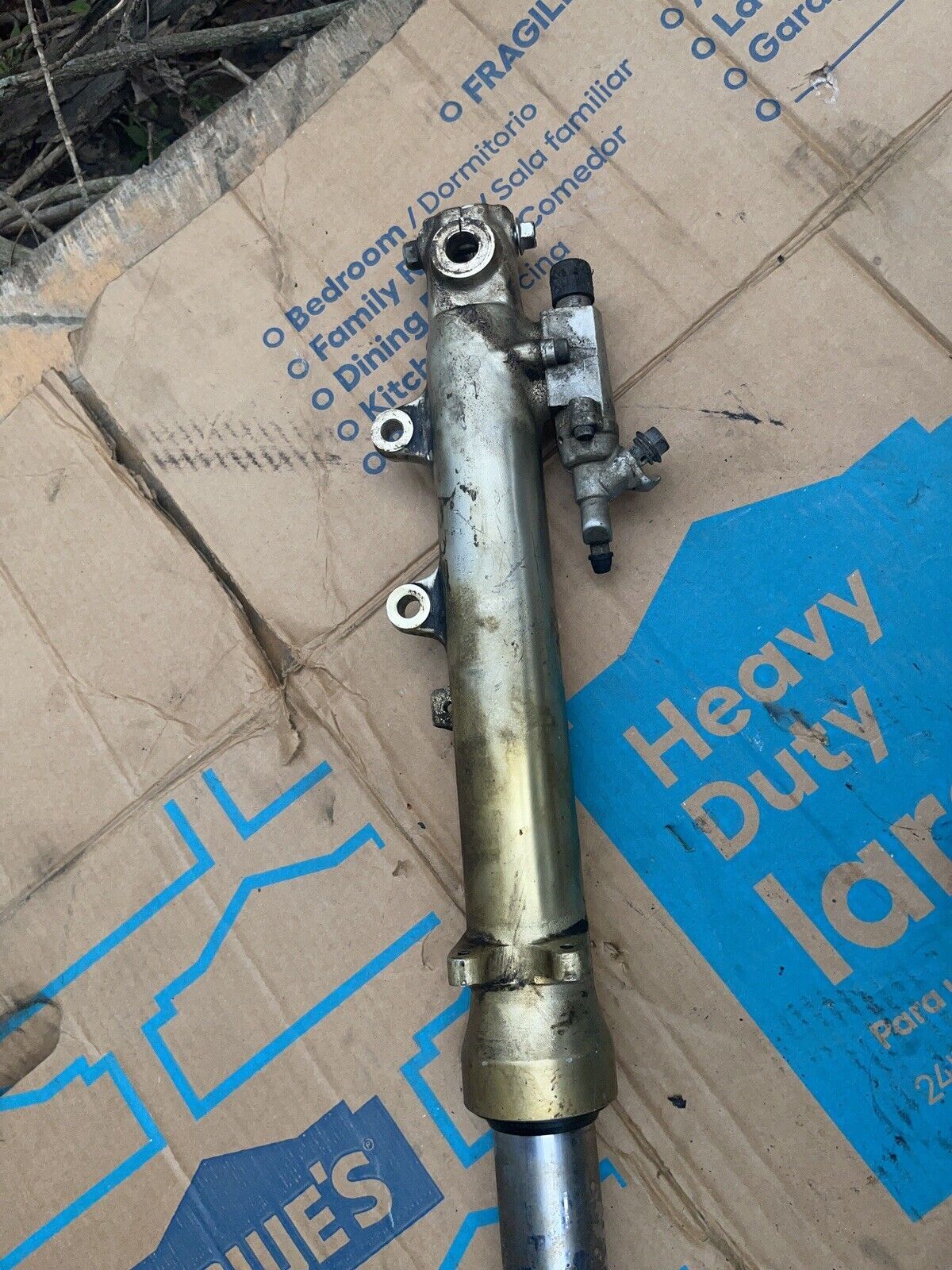 84 Yamaha fj 1100 fork tube bent