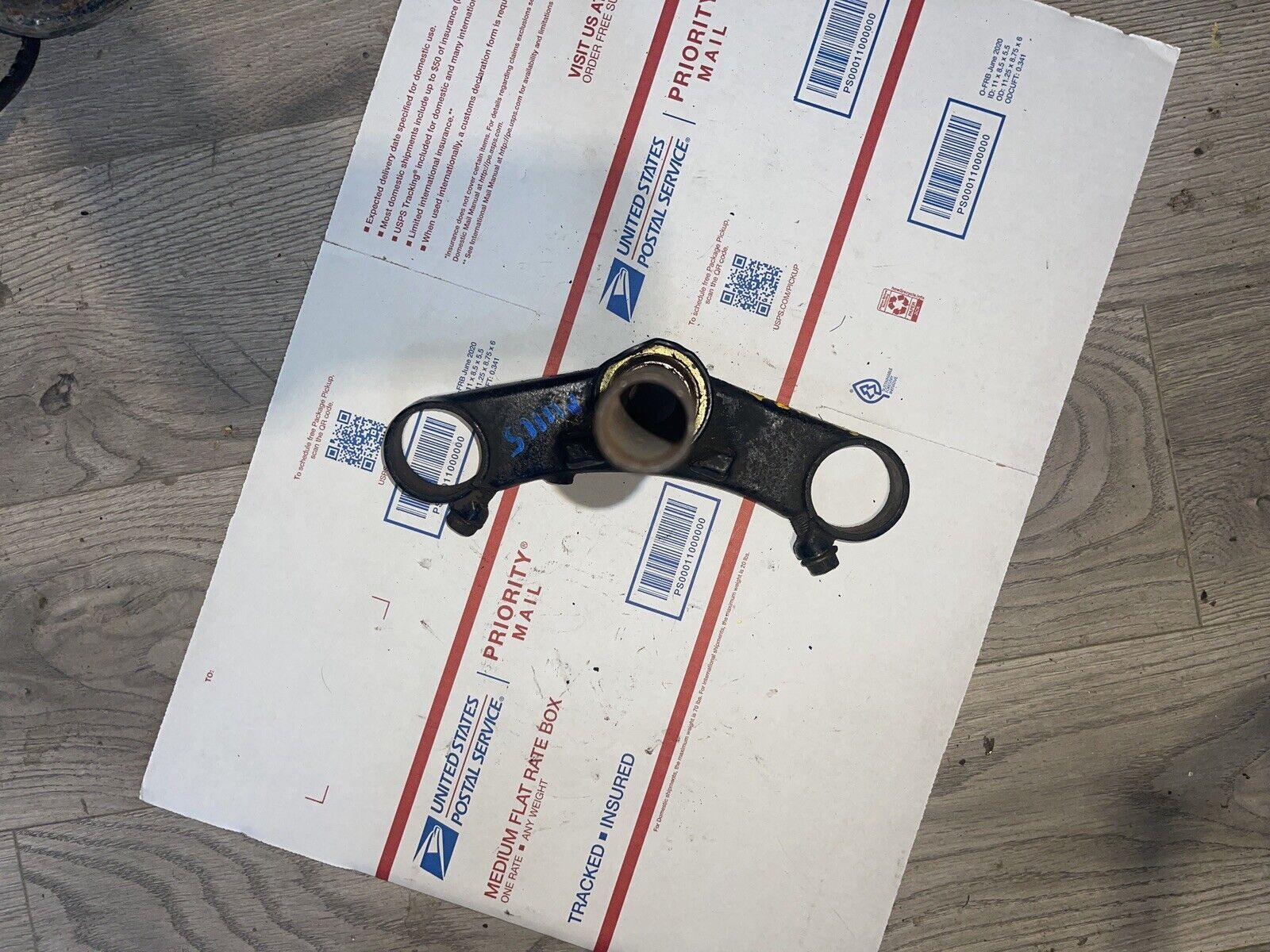 91-94 Honda Cbr600f2 Front Forks Clamp Lower Triple Tree Stem