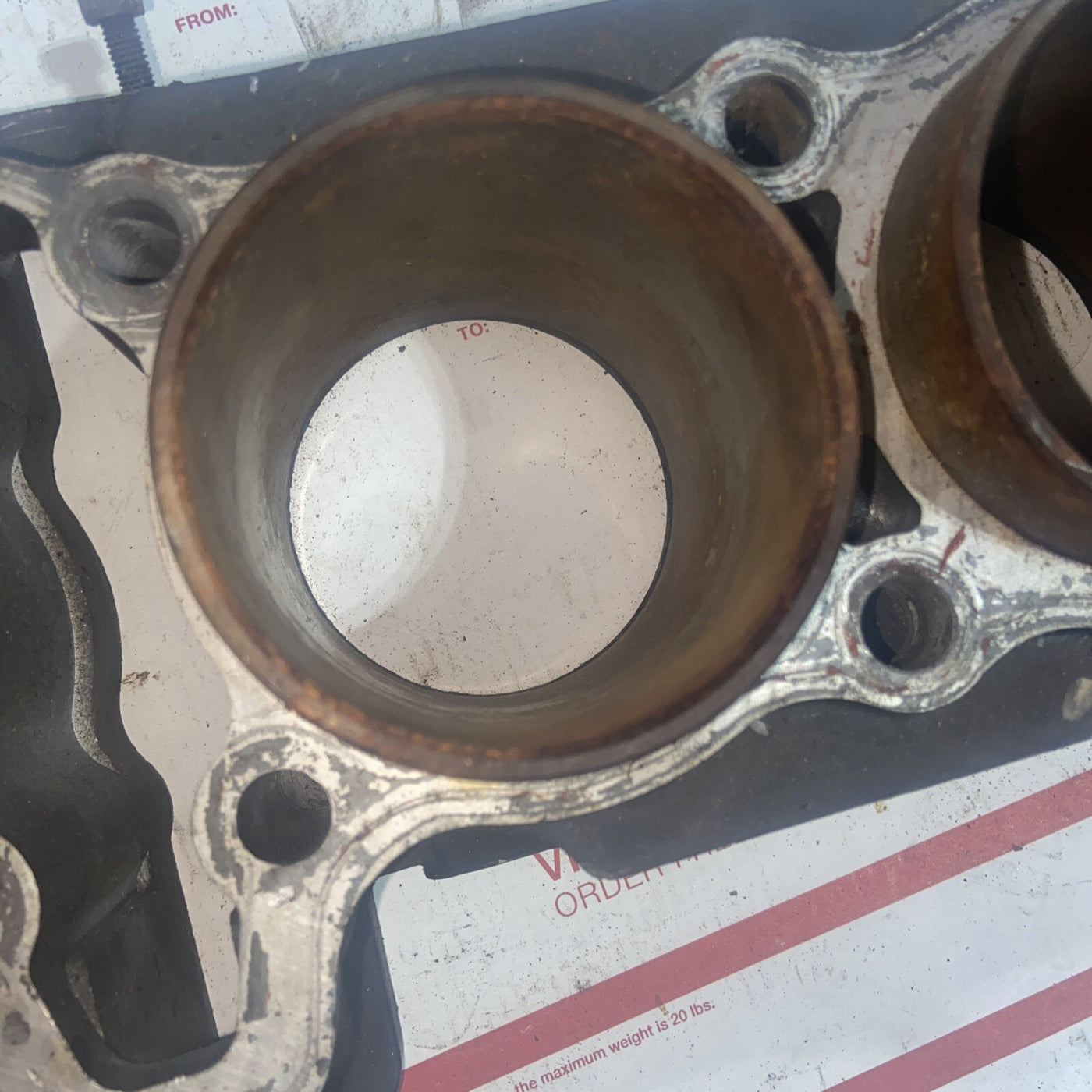 1989 Suzuki GSXR ENGINE MOTOR PISTON CYLINDERS BLOCK JUG