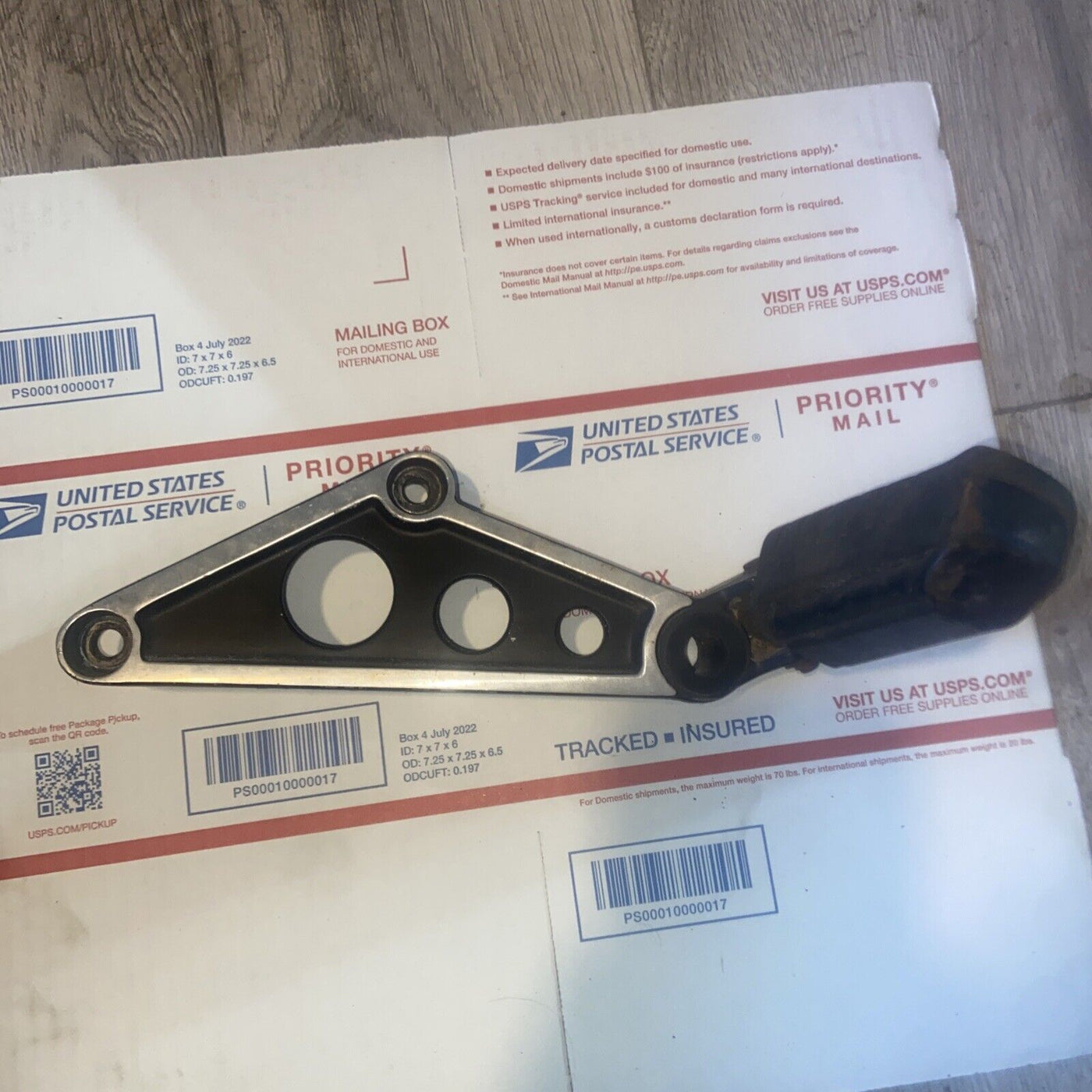 1984 84-86 Honda CB700SC CB700 Nighthawk Left Rear Passenger Foot Peg