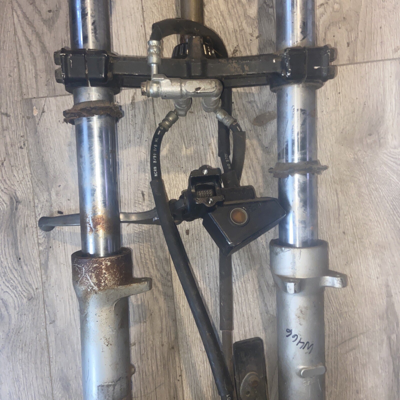 1990 Suzuki GSX1100 Katana FORKS With Brake Calipers