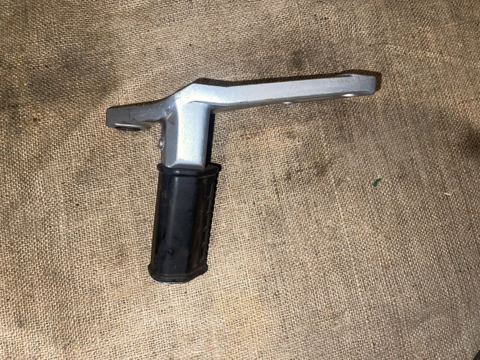 90 Suzuki Katana 1100 GSX1100F Rear Left Passenger Foot Peg Rest