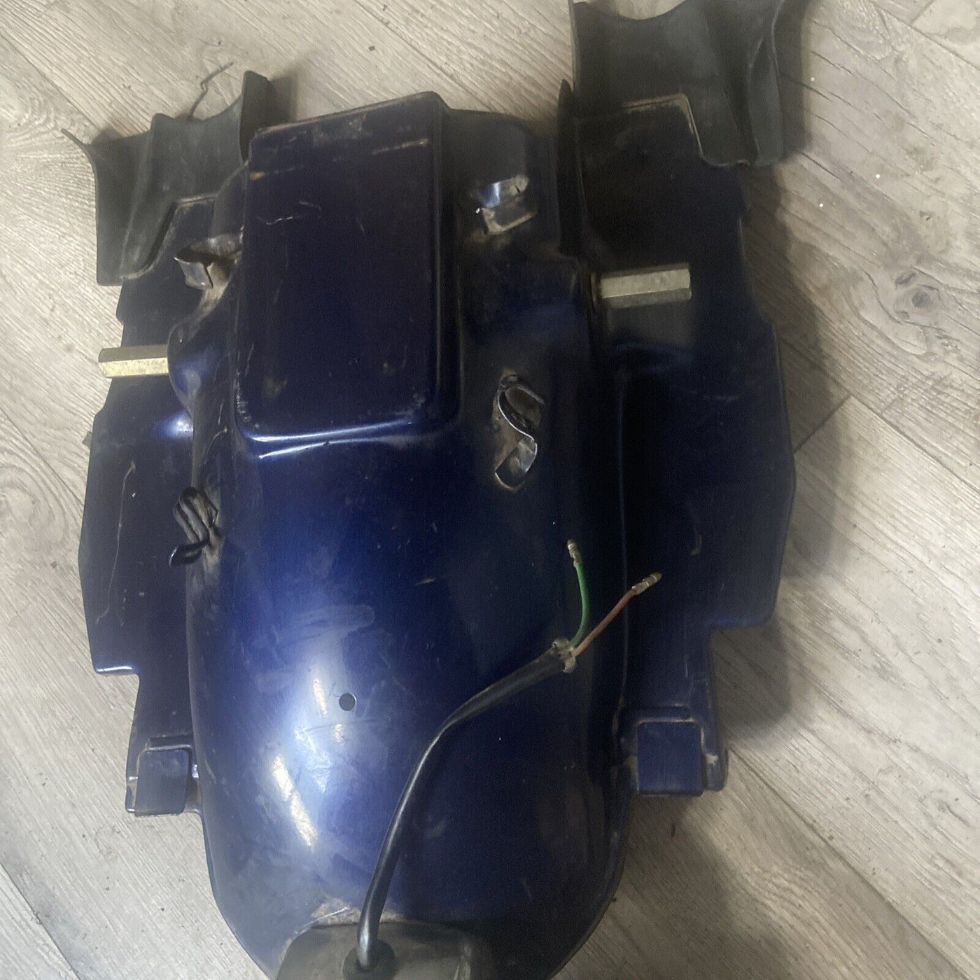 Honda 1986 GL1200 Goldwing Aspencade 86 Blue Inner Metal Rear Fender Mud Guard