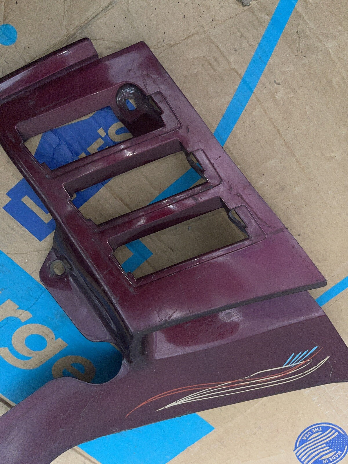 85 Honda Goldwing 1200 Gl1200a Right Frame Side Under Cover Cowl Panel