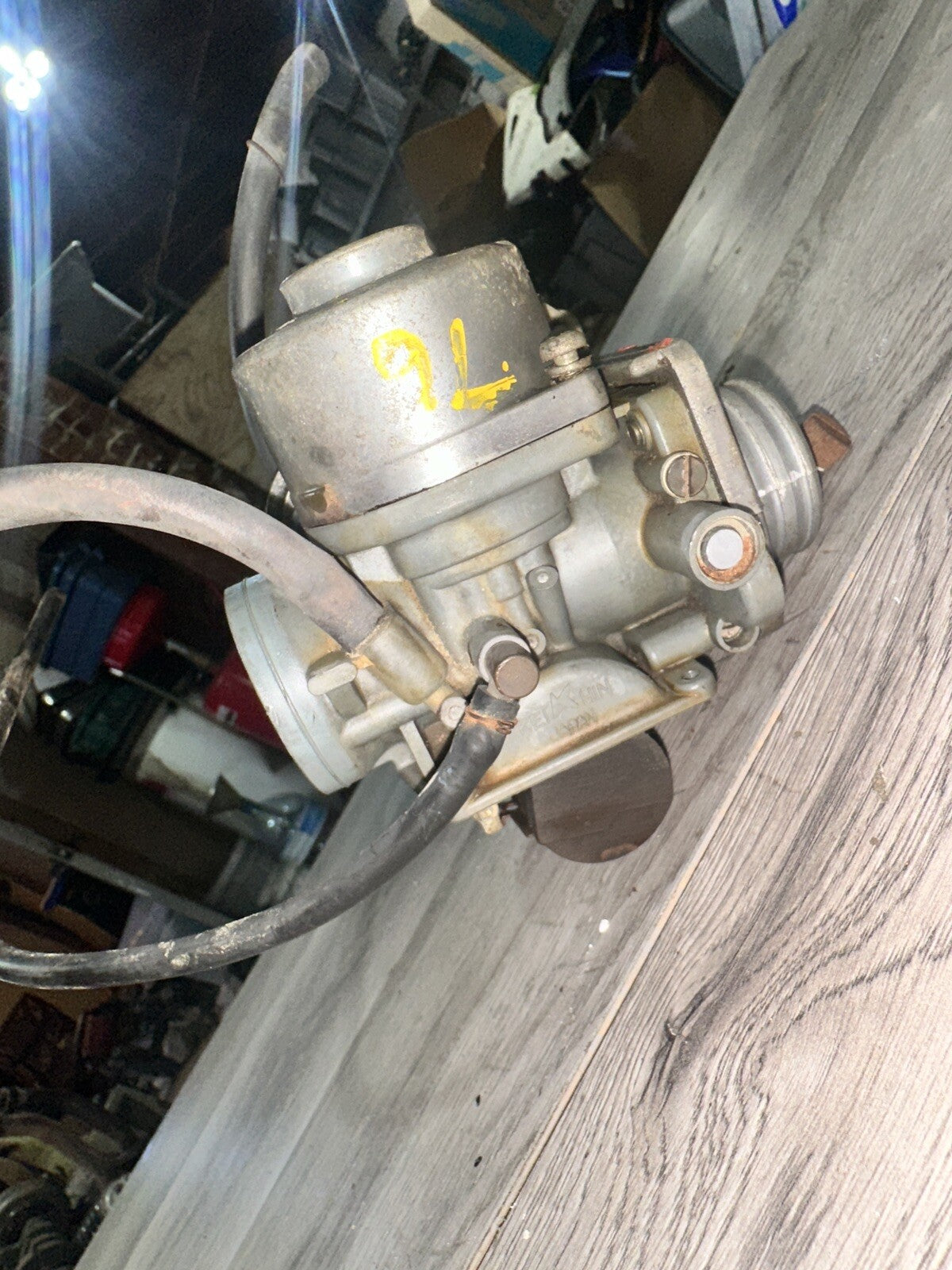 1976 Kawasaki KZ400 Keihin carburetor carbs Needs Rebuilding MISSING SPRINGS