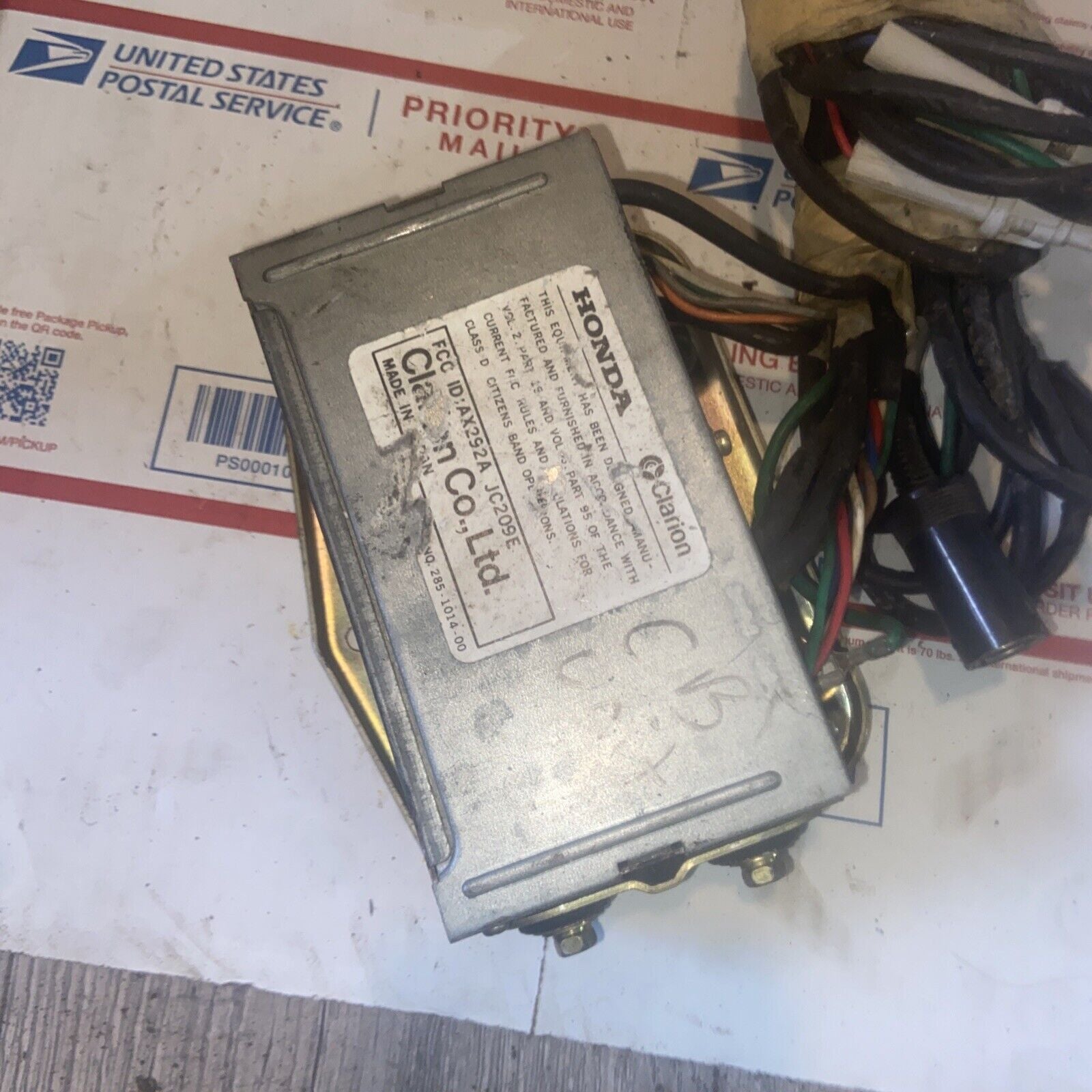 Honda GL1100 GL 1100 Goldwing Aspencade Clarion Speaker Box Amplifier Amp 