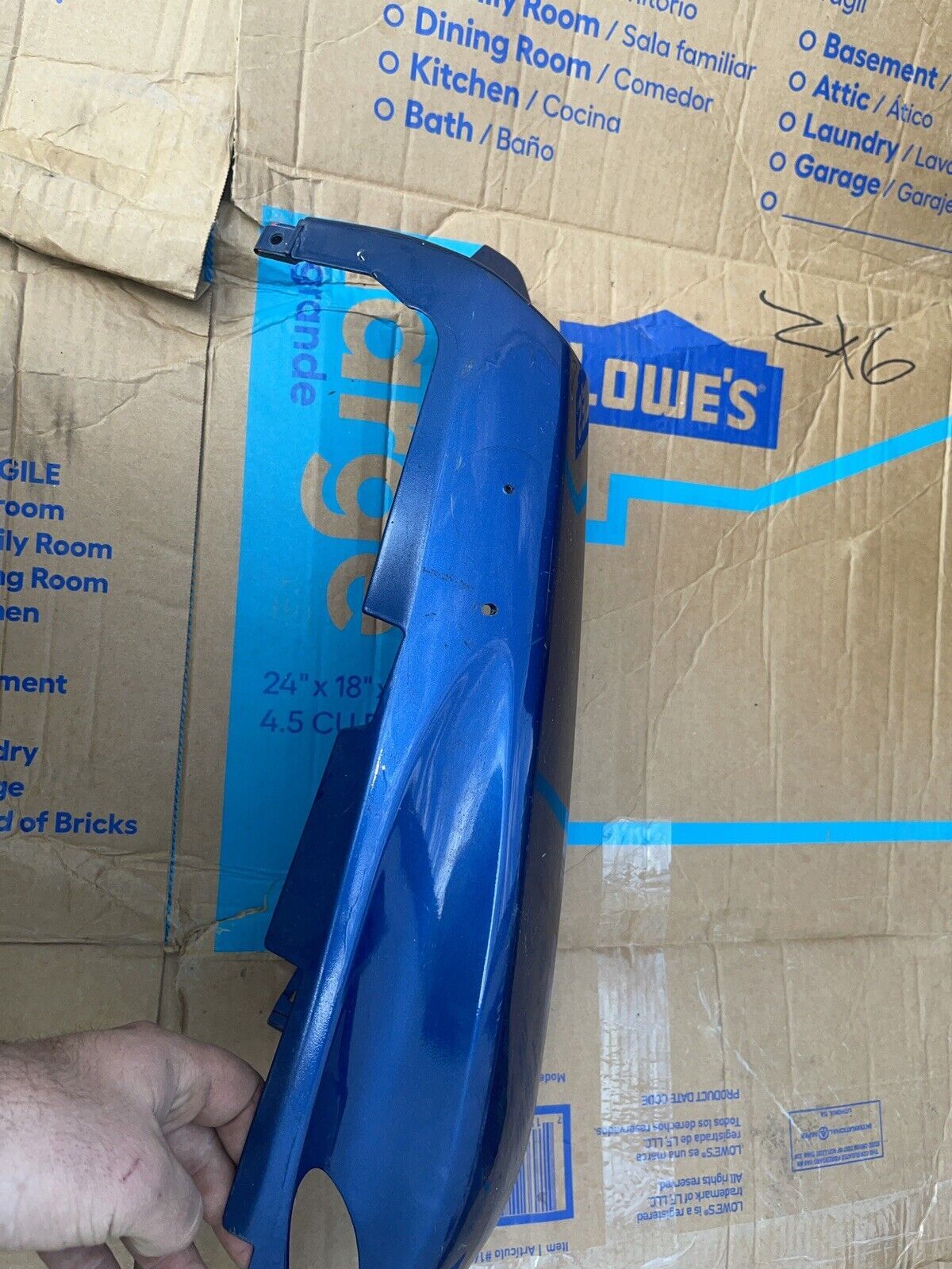 1995 95 Kawasaki Ninja ZX6 ZX 6 ZX600 ZX 600 Right Rear Tail Fairing Cowl 