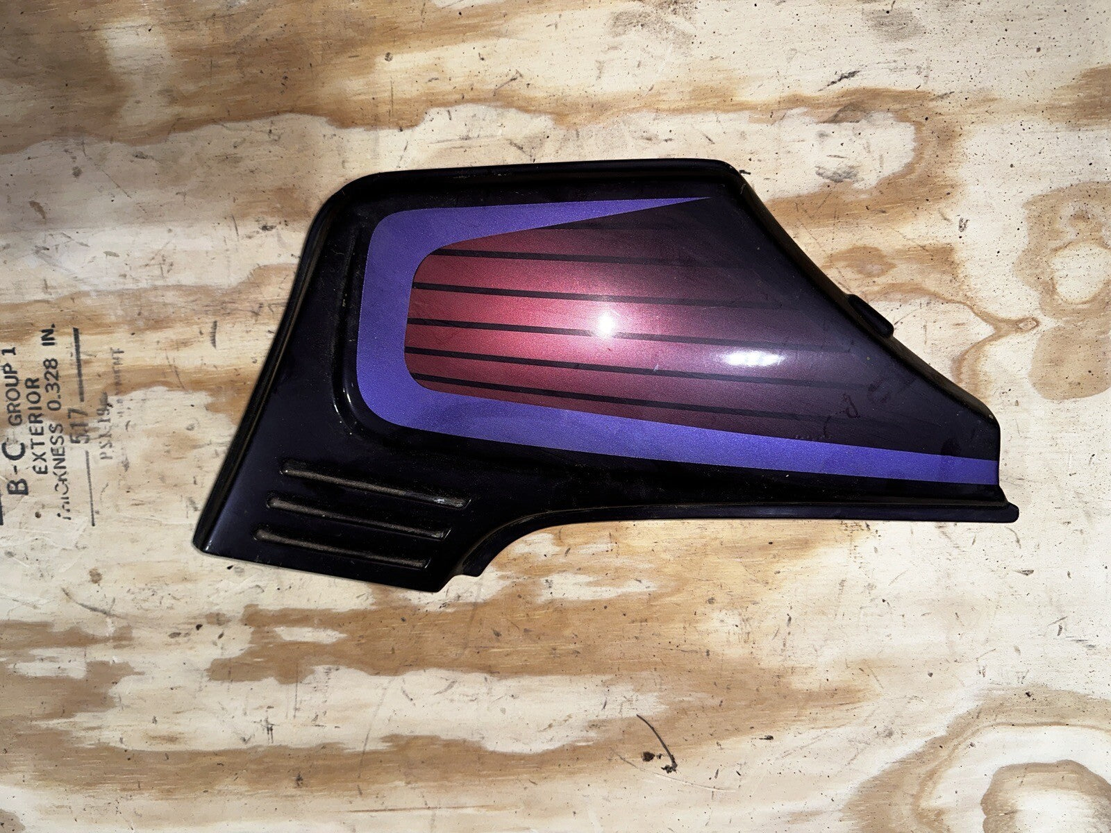 1982 Honda CB900F Super Sport Right Side Cover Panel Fairing 83600-438