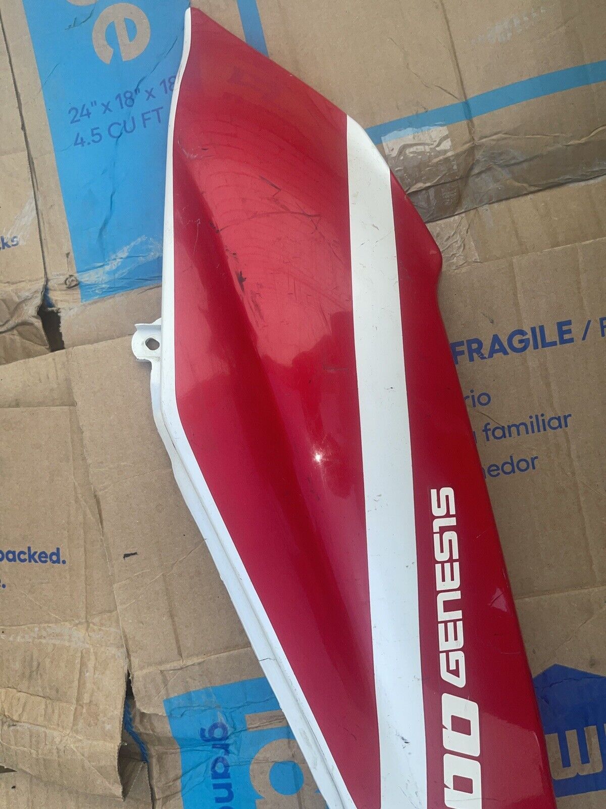 87-95 YAMAHA FZR1000 RIGHT REAR BACK TAIL FAIRING COWL SHROUD