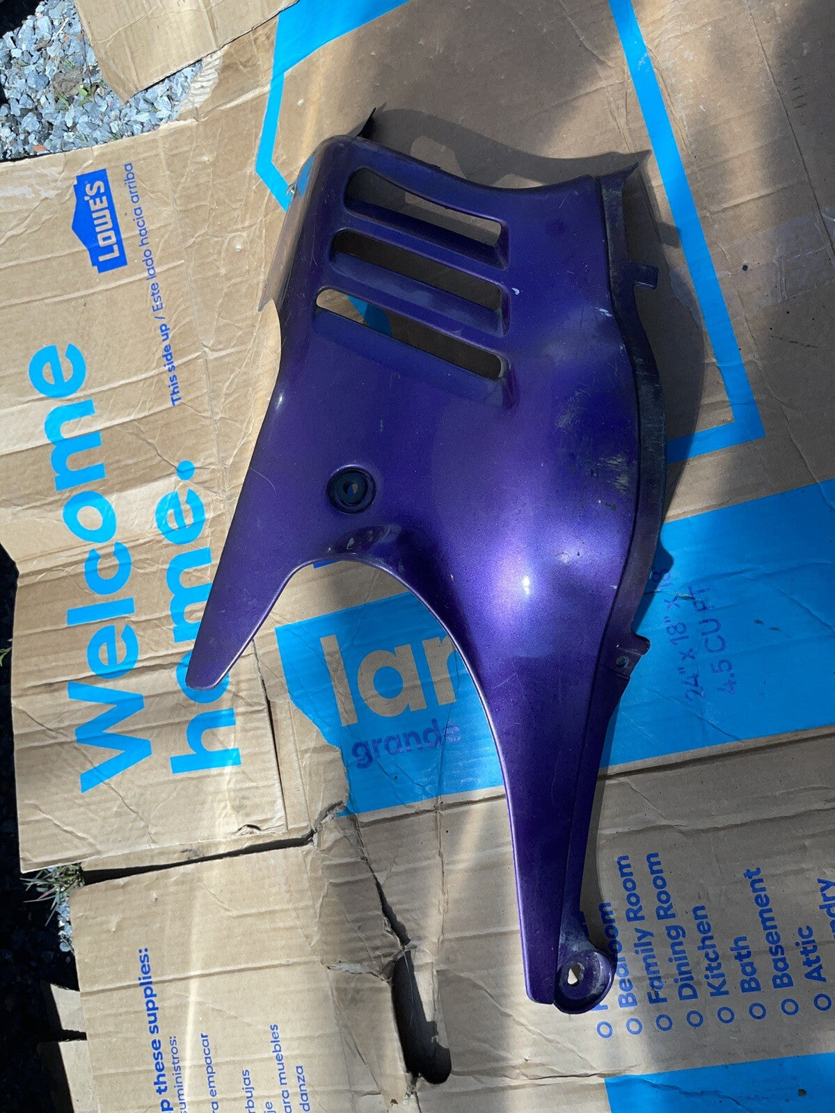 SUZUKI GSX600 F GSX 600 F LEFT BELLY PAN YEAR 1988-1994
