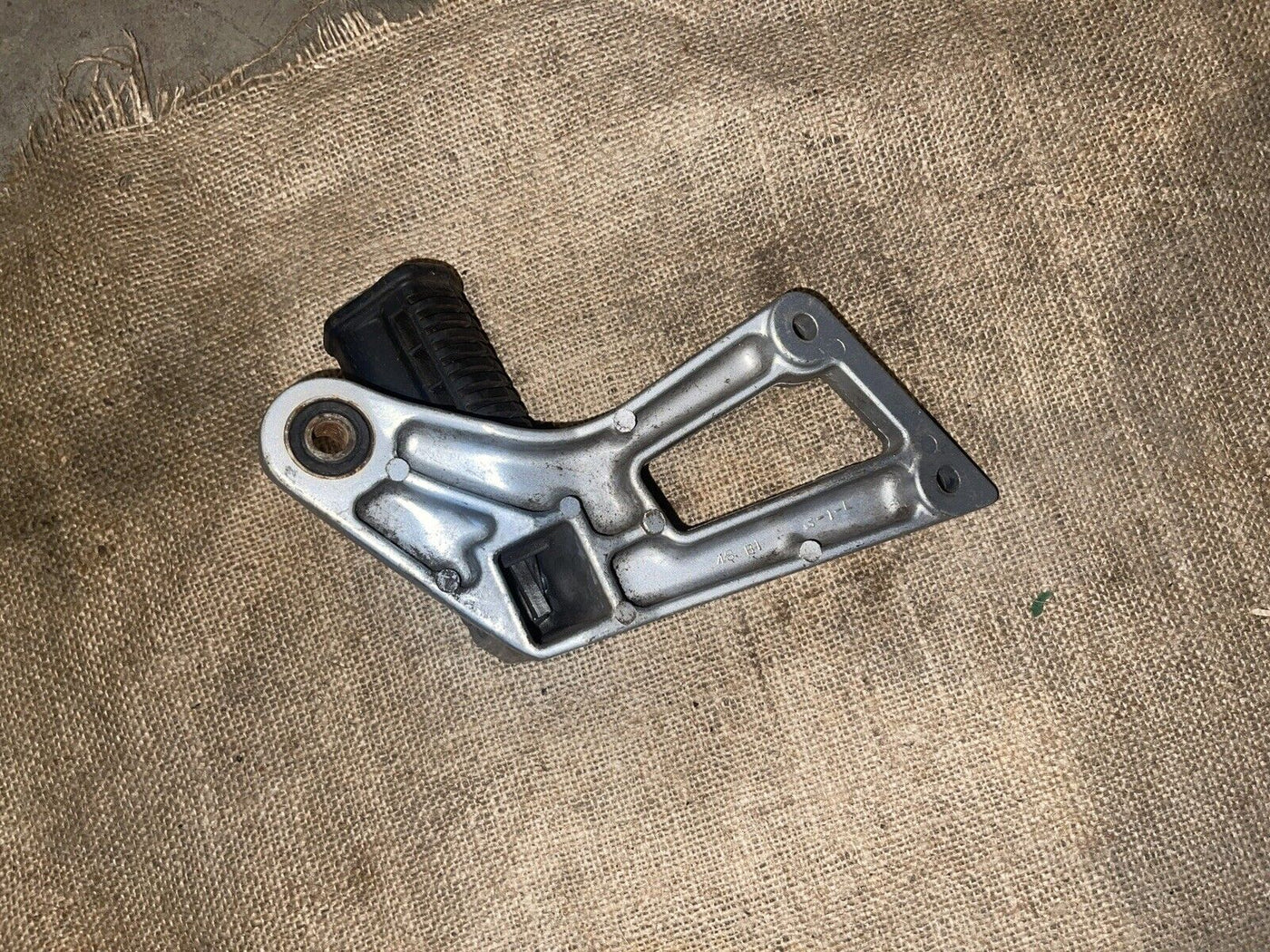 90 Suzuki Katana 1100 GSX1100F Rear Left Passenger Foot Peg Rest
