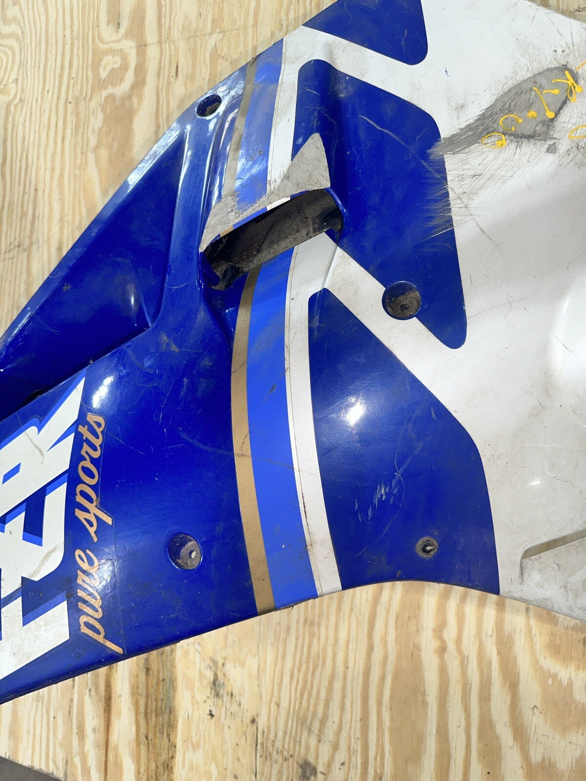 Yamaha FZR1000 FZR 1000 Left Side Fairing Cowl Body 