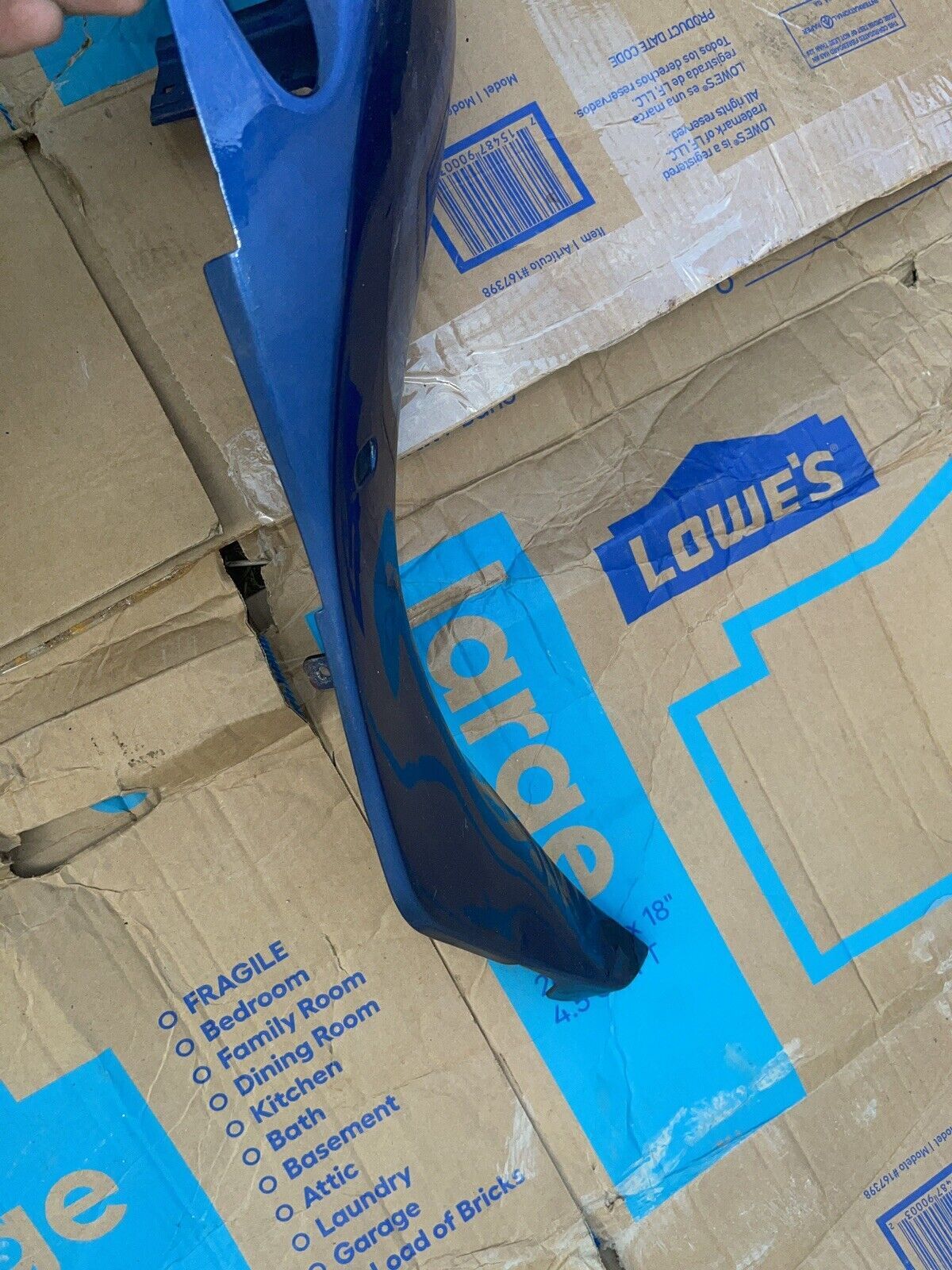 1995 95 Kawasaki Ninja ZX6 ZX 6 ZX600 ZX 600 Right Rear Tail Fairing Cowl 