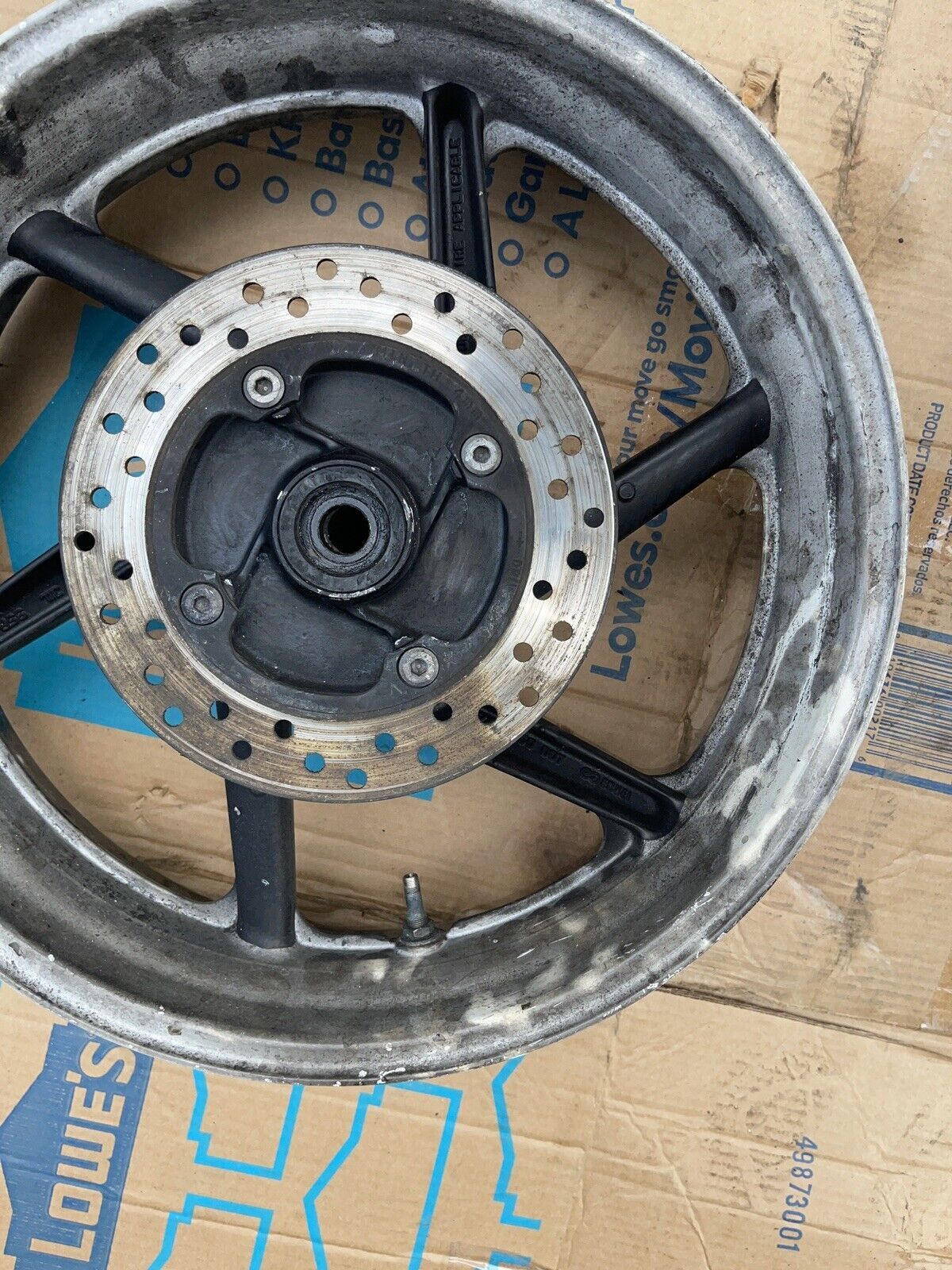 90-02 Kawasaki Ninja Zx6 Zx6e Rear Wheel Rim