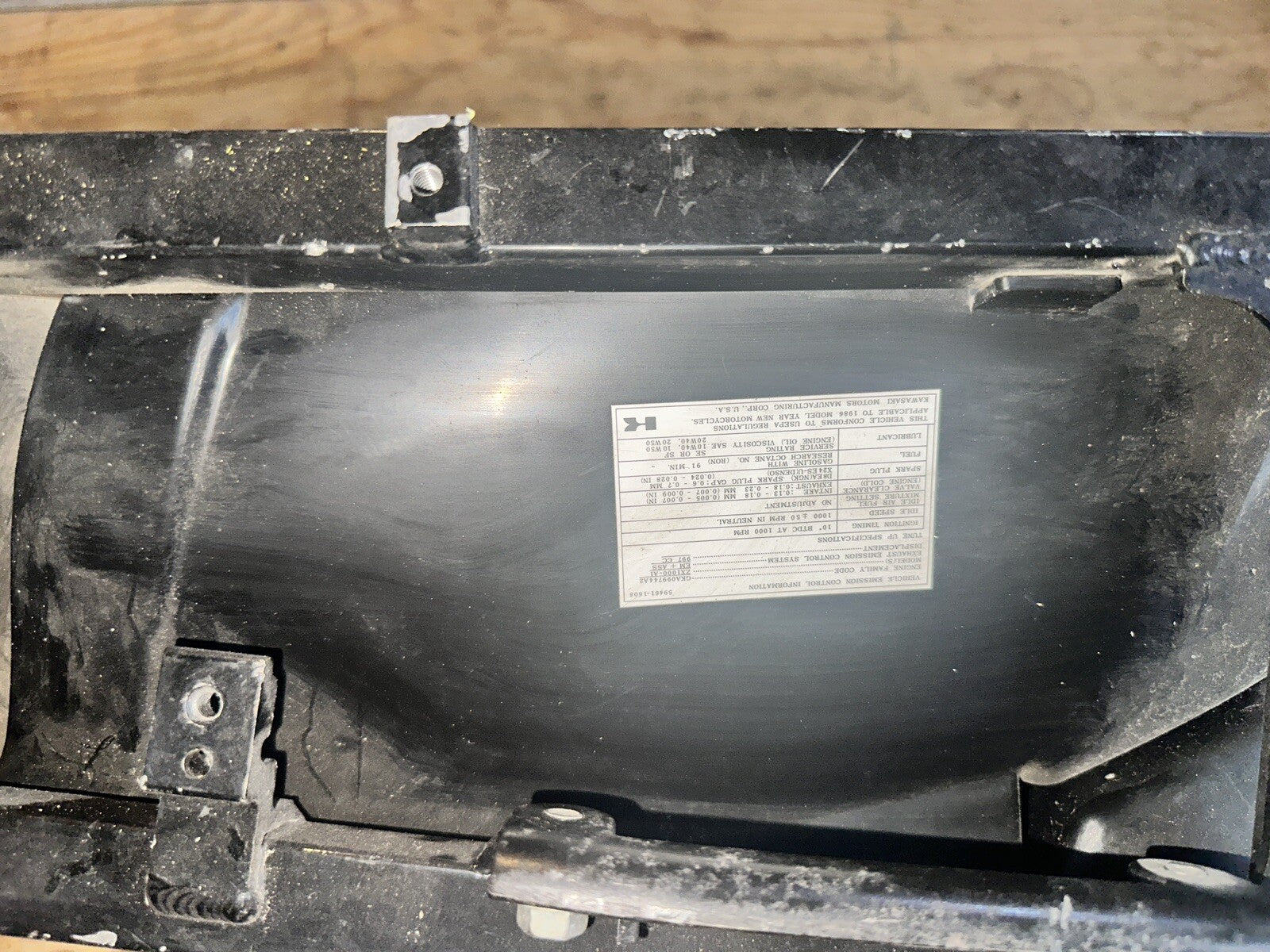 1986 KAWASAKI ZX1000 ZX 1000 NINJA SUBFRAME REAR FRAME