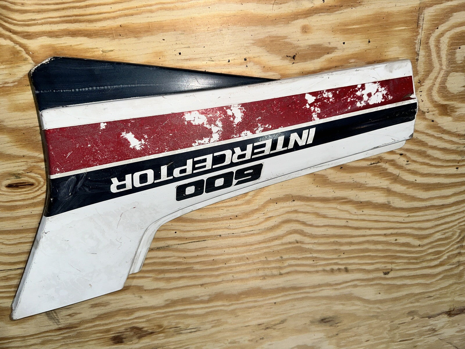 1984 Honda VF500F Interceptor right side cover panel