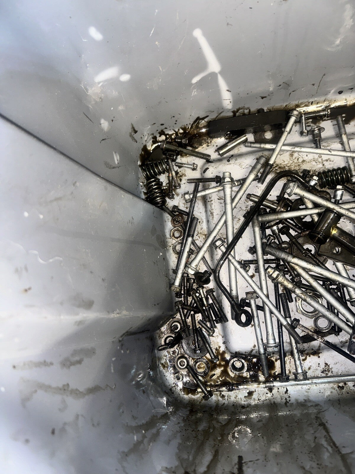 1989 88-90 Kawasaki Zx10 engine motor mount bolts hardware