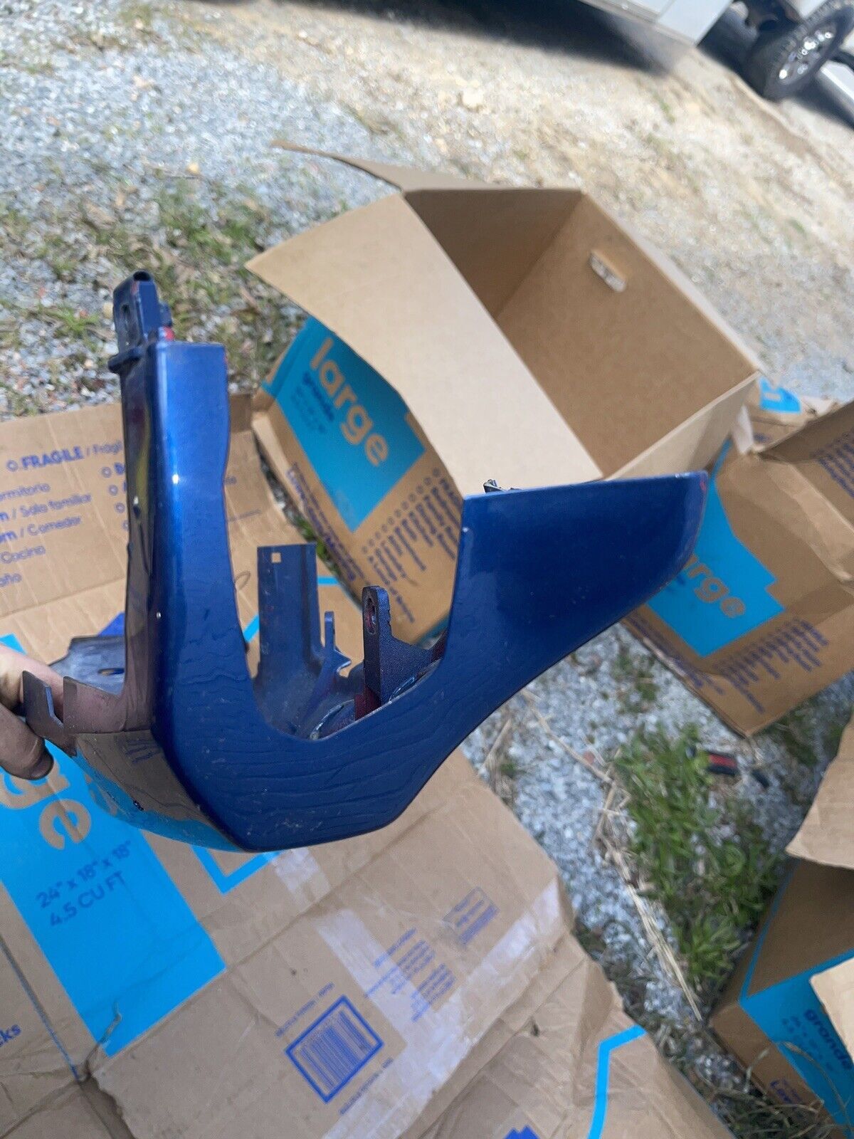 1995 95 Kawasaki Ninja ZX6 ZX 6 ZX600 ZX 600 Right Rear Tail Fairing Cowl 