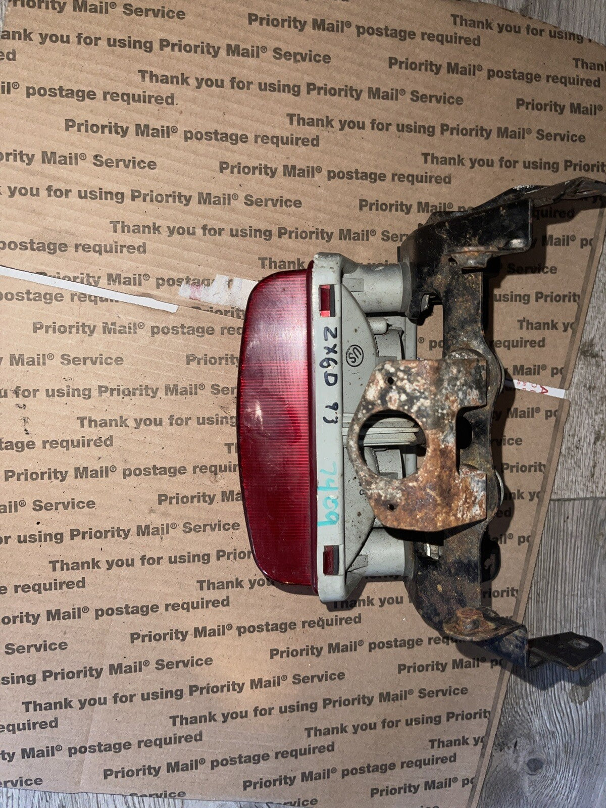 93-02 KAWASAKI NINJA ZX6 ZX600E Taillight Tail Stop Brake Light Mount Bracket 
