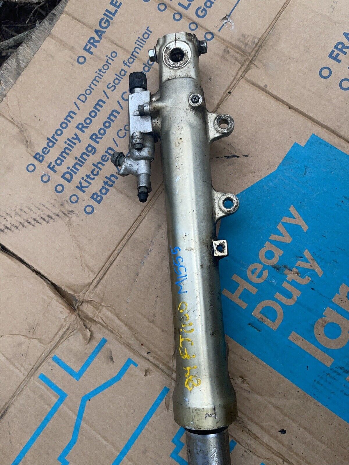 84 Yamaha fj 1100 fork tube bent
