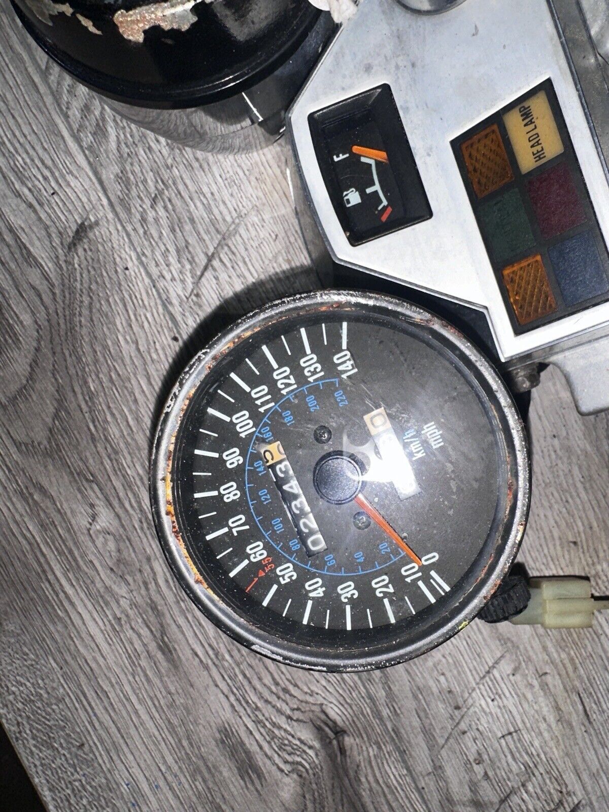 1985 Kawasaki Vulcan VN700 Gauge Cluster Speedometer Tachometer instrument panel