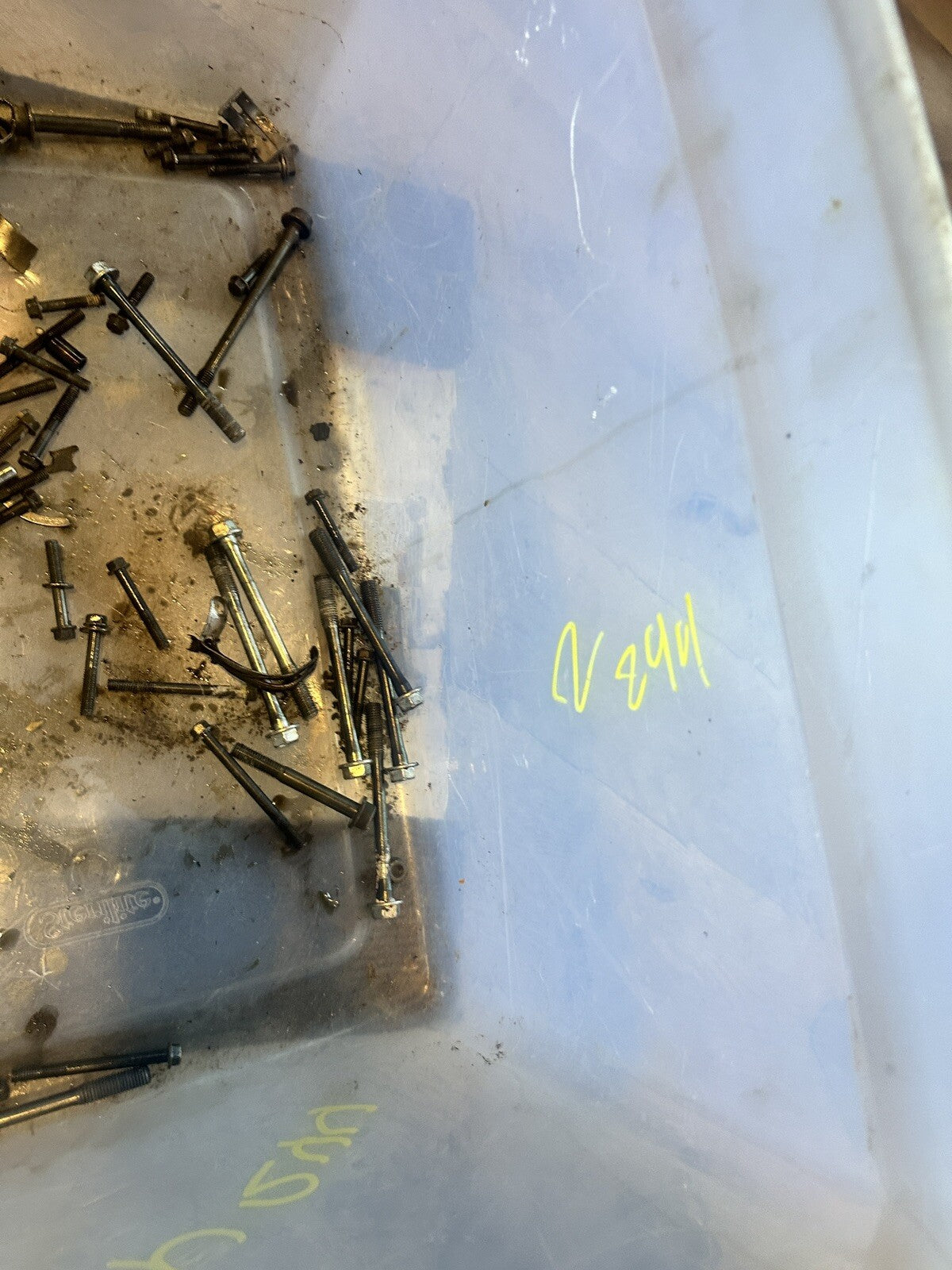 04-05 Suzuki GSXR 600 Engine Cover Bolts Screws Motor Cover Bolts