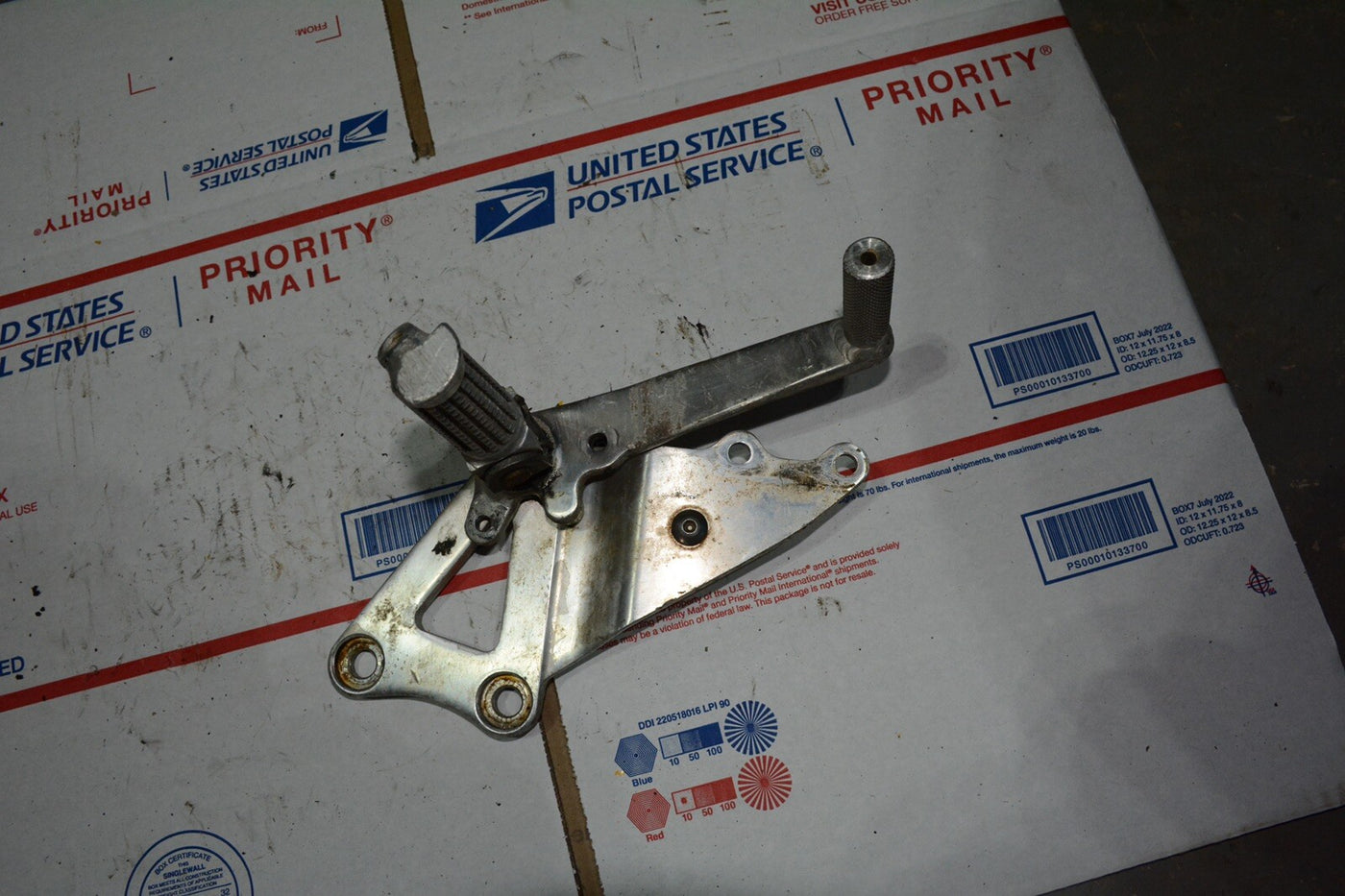 90 91 92 1991 SUZUKI GSXR 750 1100 OEM RIGHT REARSET BRAKE PEDAL