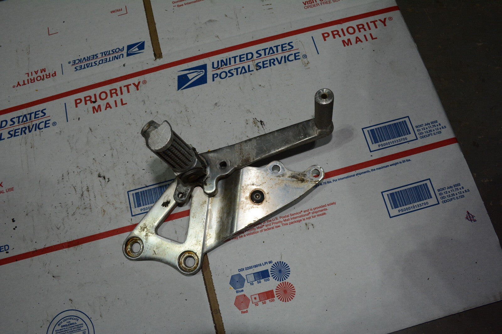 90 91 92 1991 SUZUKI GSXR 750 1100 OEM RIGHT REARSET BRAKE PEDAL