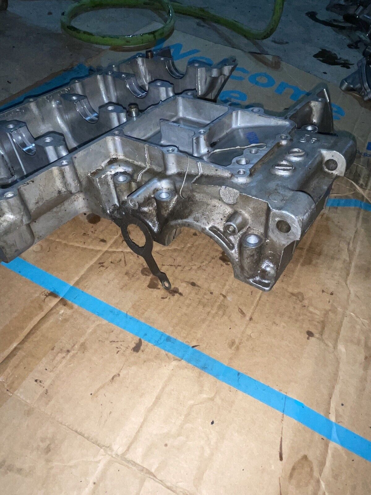 1997 GSXR Suzuki 750 engine case lower half 98 99 2000